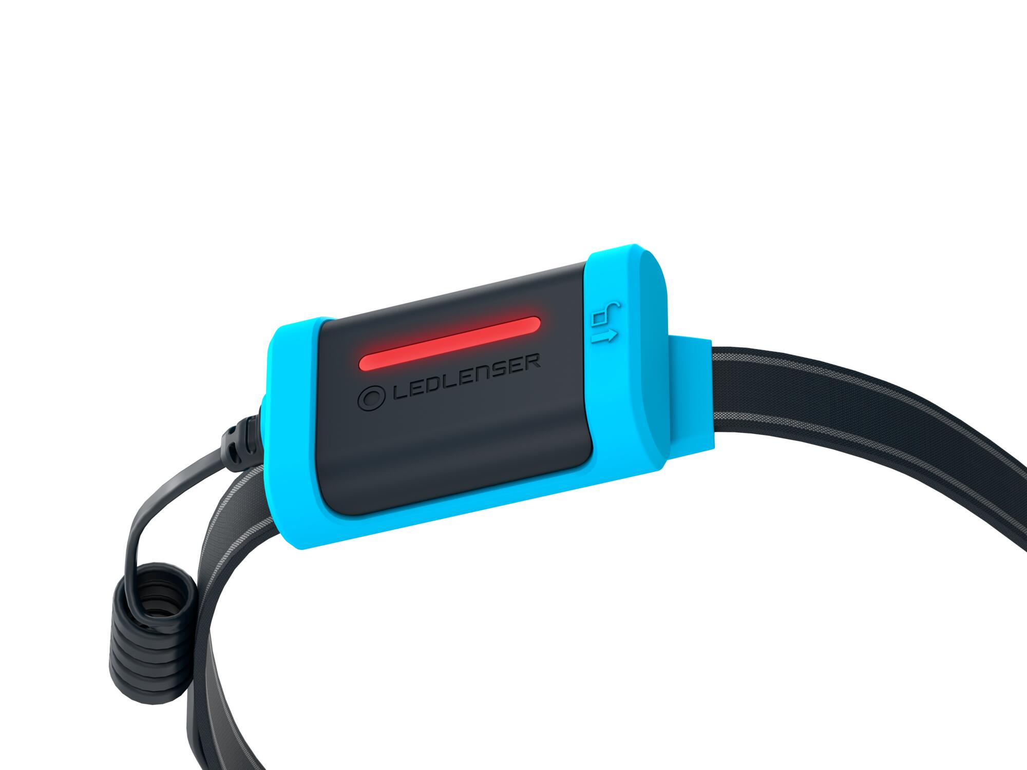 Lampe frontale LED à piles – Course à pied – 400lm, IP54, 80m, 1xAAA – NEO3 Bleu 4/7