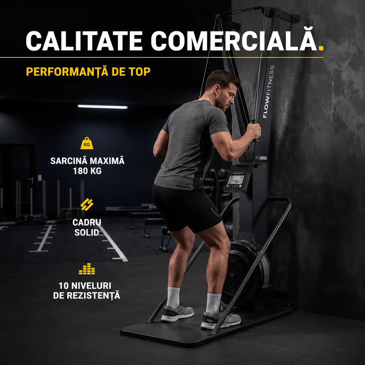 Aparelho de treino de esqui profissional «Perform Pro» da Flow Fitness 2/13
