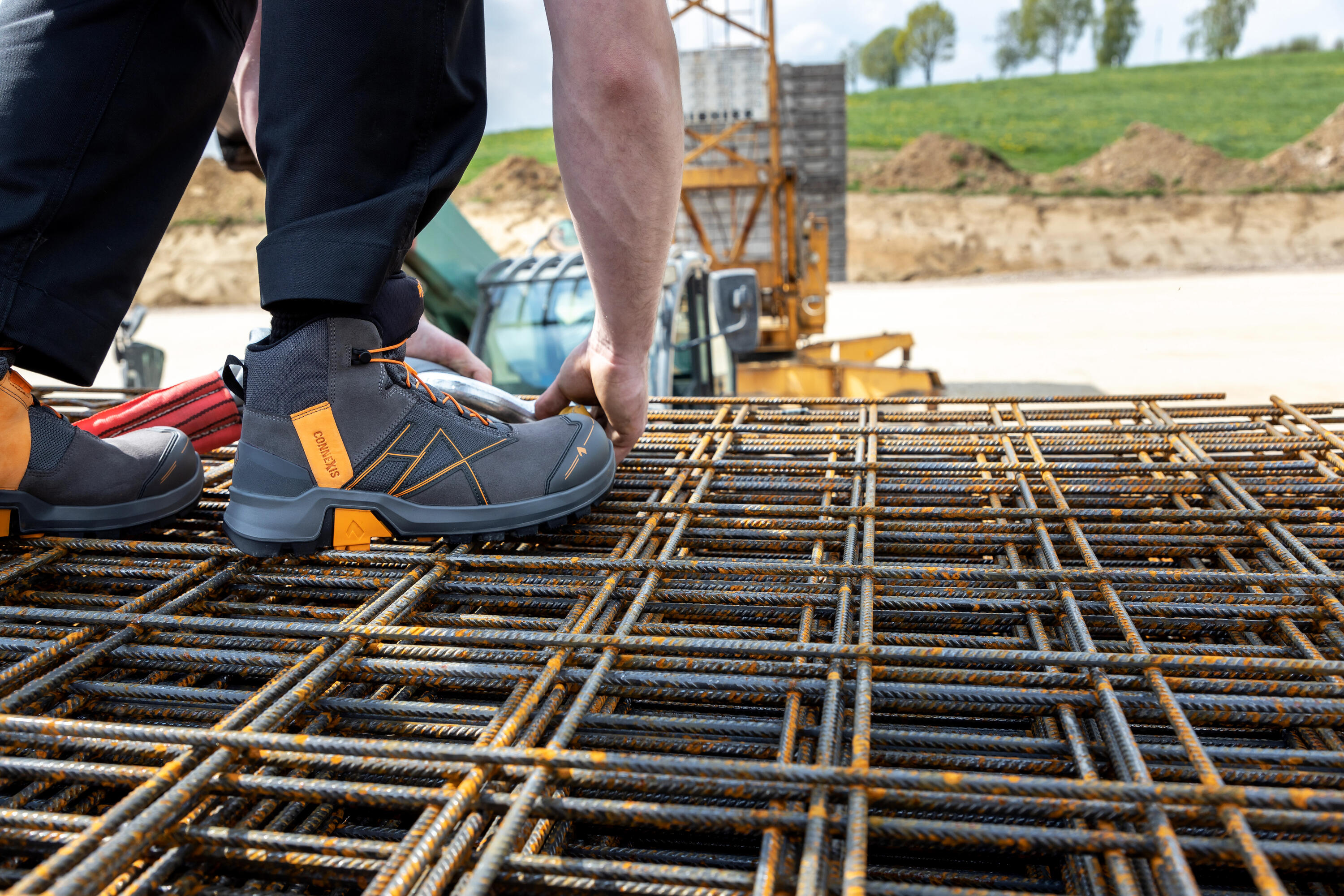 HAIX Veiligheidsschoenen Haix CONNEXIS Safety+ GTX middengrijs/oranje 2/4