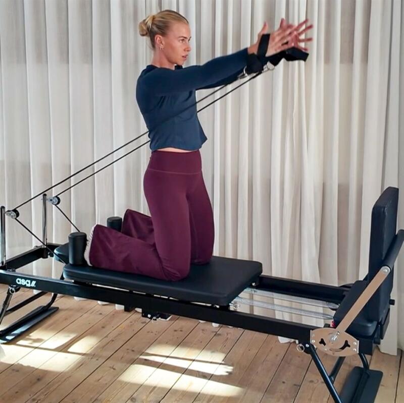 Reformer Pilates pliable à ressorts métalliques pour corps complet 6/7