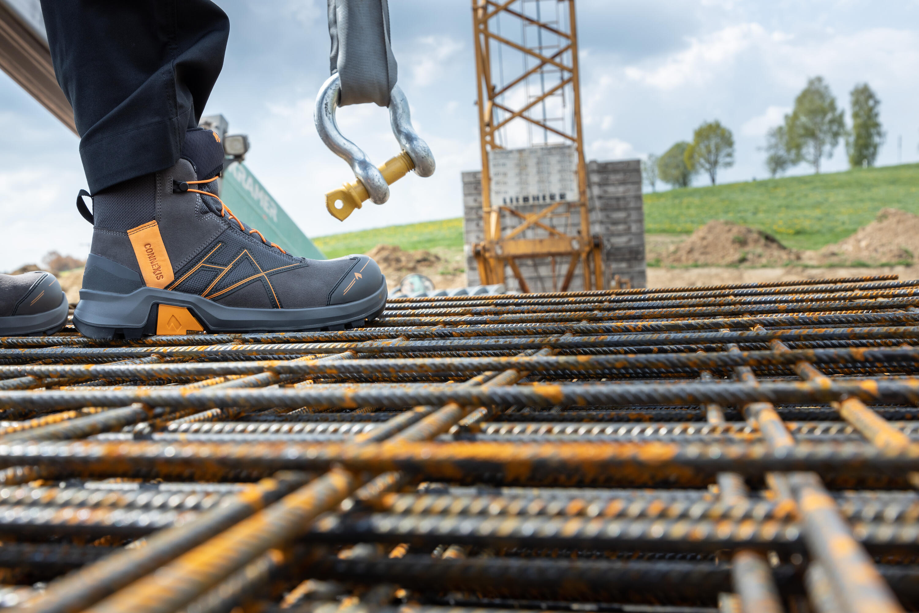 HAIX Veiligheidsschoenen Haix CONNEXIS Safety+ GTX middengrijs/oranje 4/4