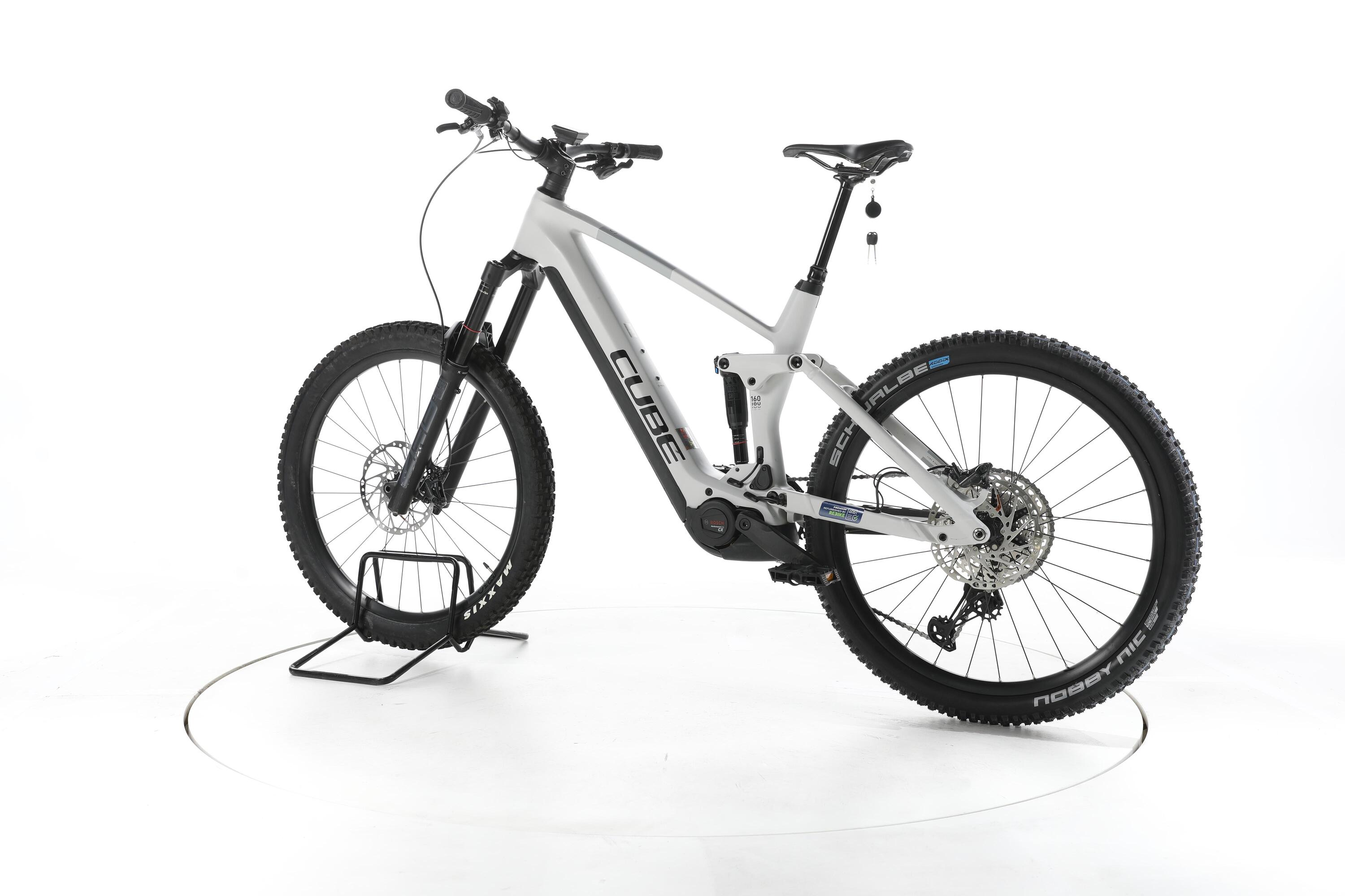Second Life - Cube STEREO HYBRID 160HPC SLX E-Bike Carbon - Bardzo dobry stan 7/7
