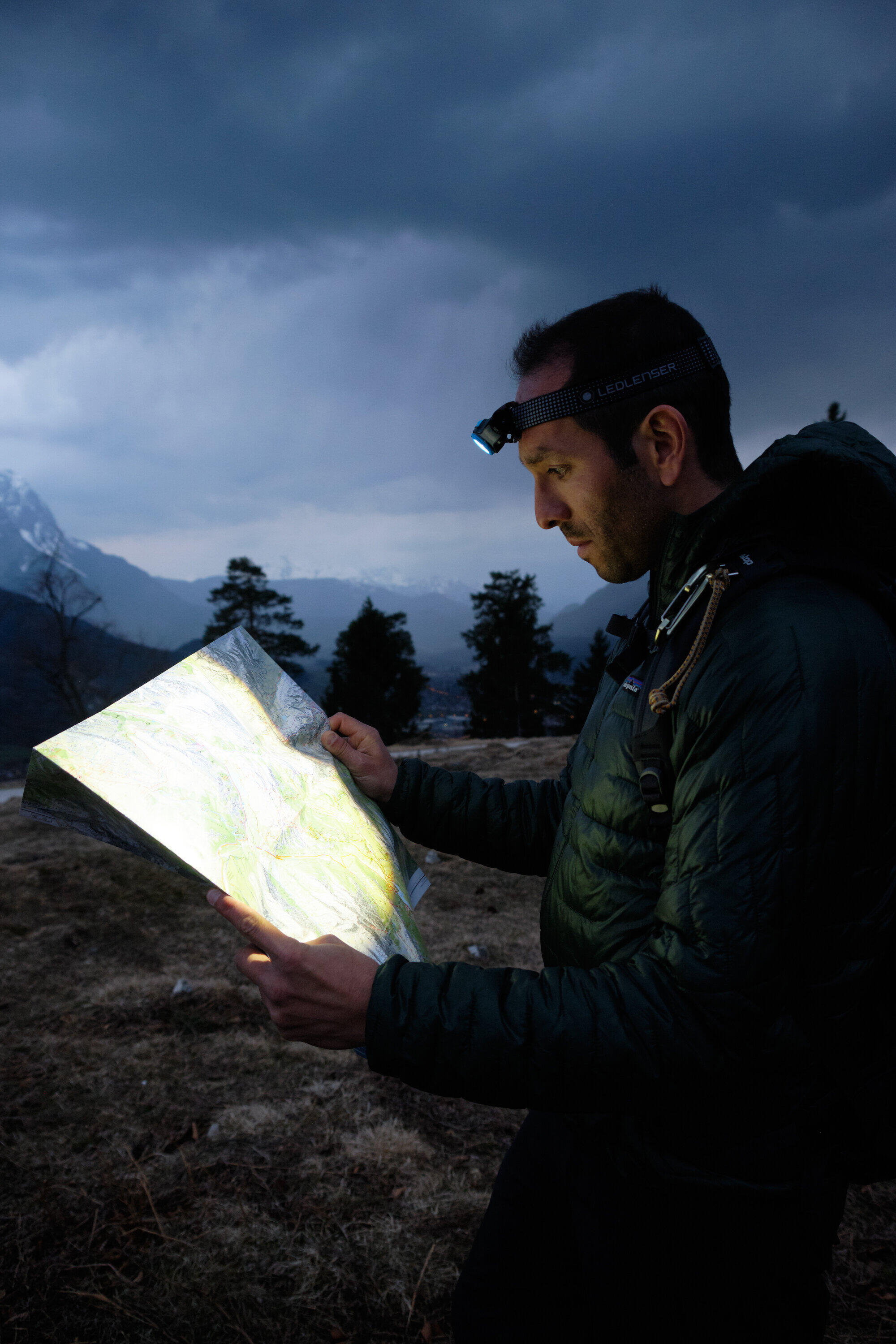 Lampe frontale LED rechargeable – Trail, Randonnée – 400lm, IP54, 180m – MH5 5/7
