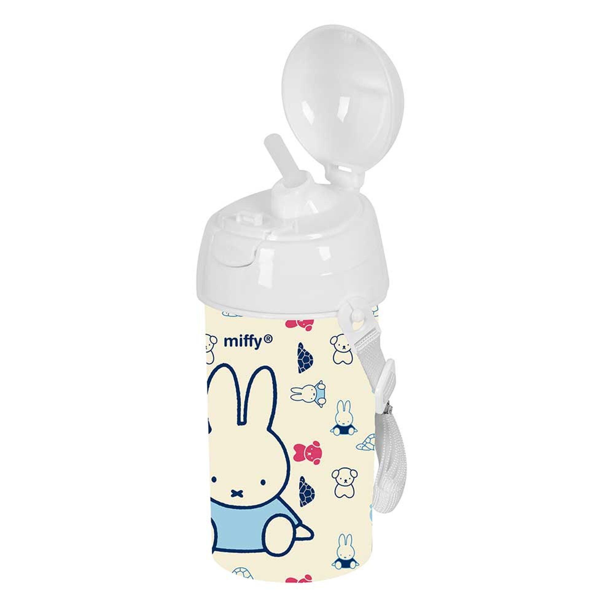 Trinkflasche Kinder Miffy Buddy mit Pajita und Apertura Automática Blanca 0,5 L 2/3