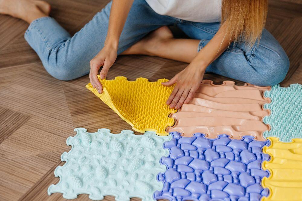 Tapis sensoriel Sensory - set de 8 pièces 2/7