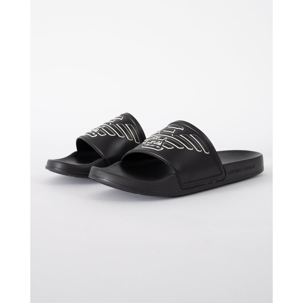 Mens Poolside Sandals Eagle Logo