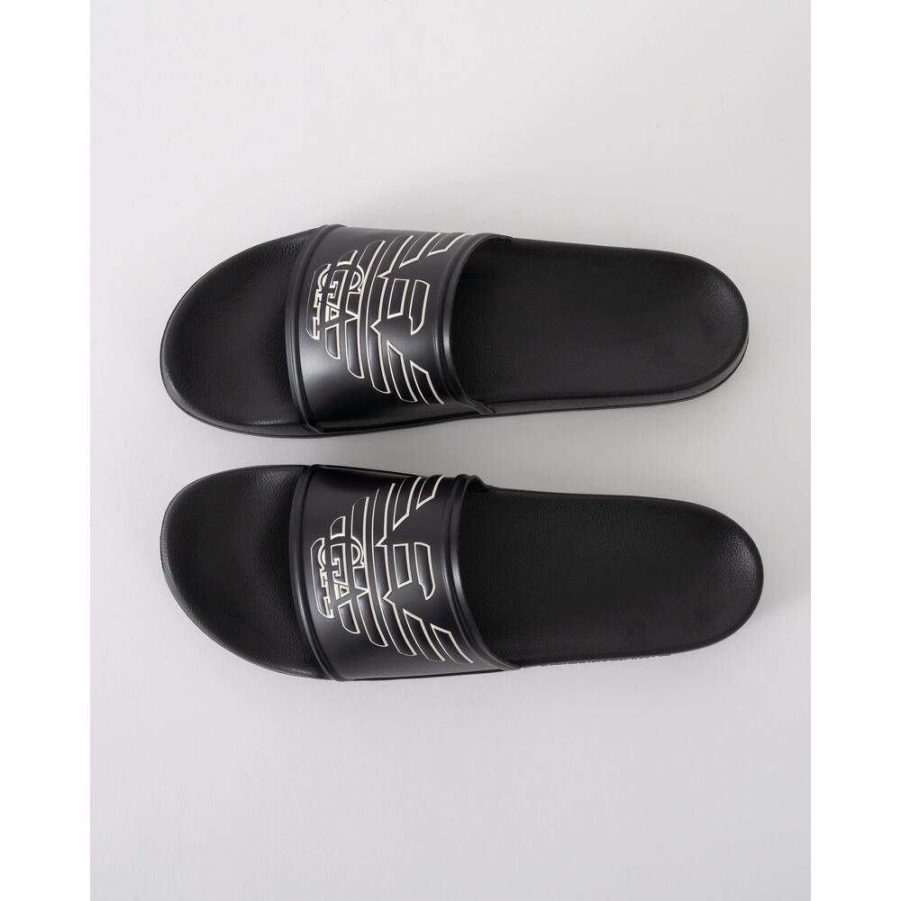 Mens Poolside Sandals Eagle Logo 3/6