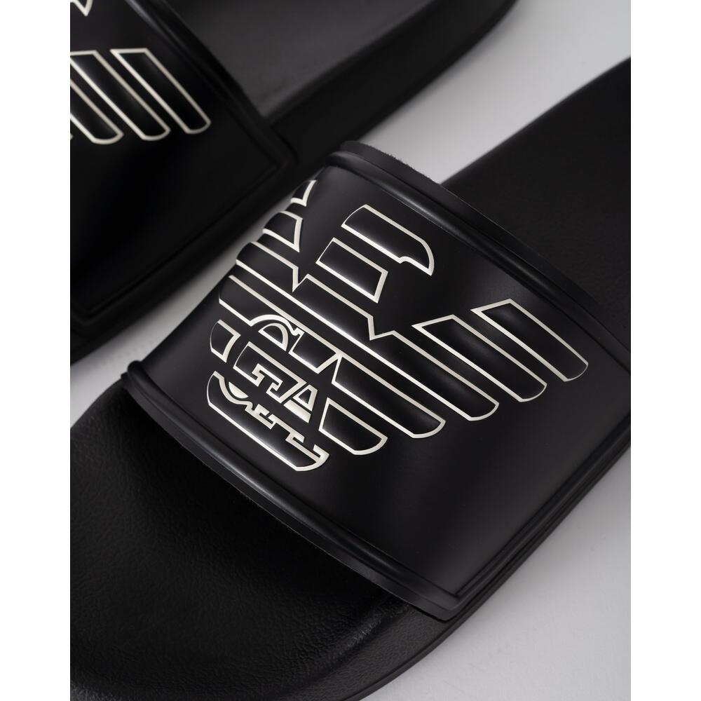 Mens Poolside Sandals Eagle Logo 2/6