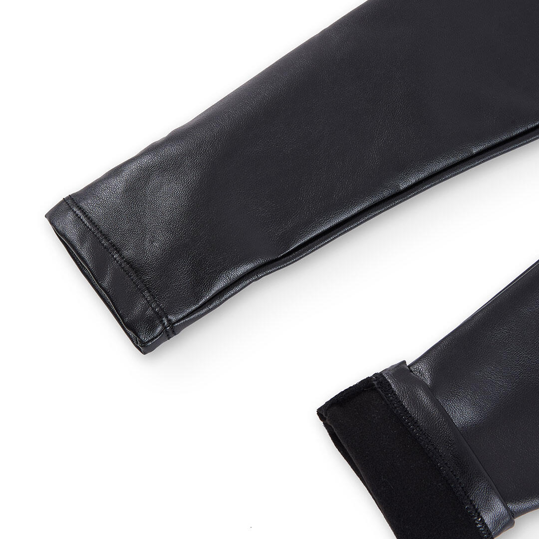 Legging polipiel negro 4/4
