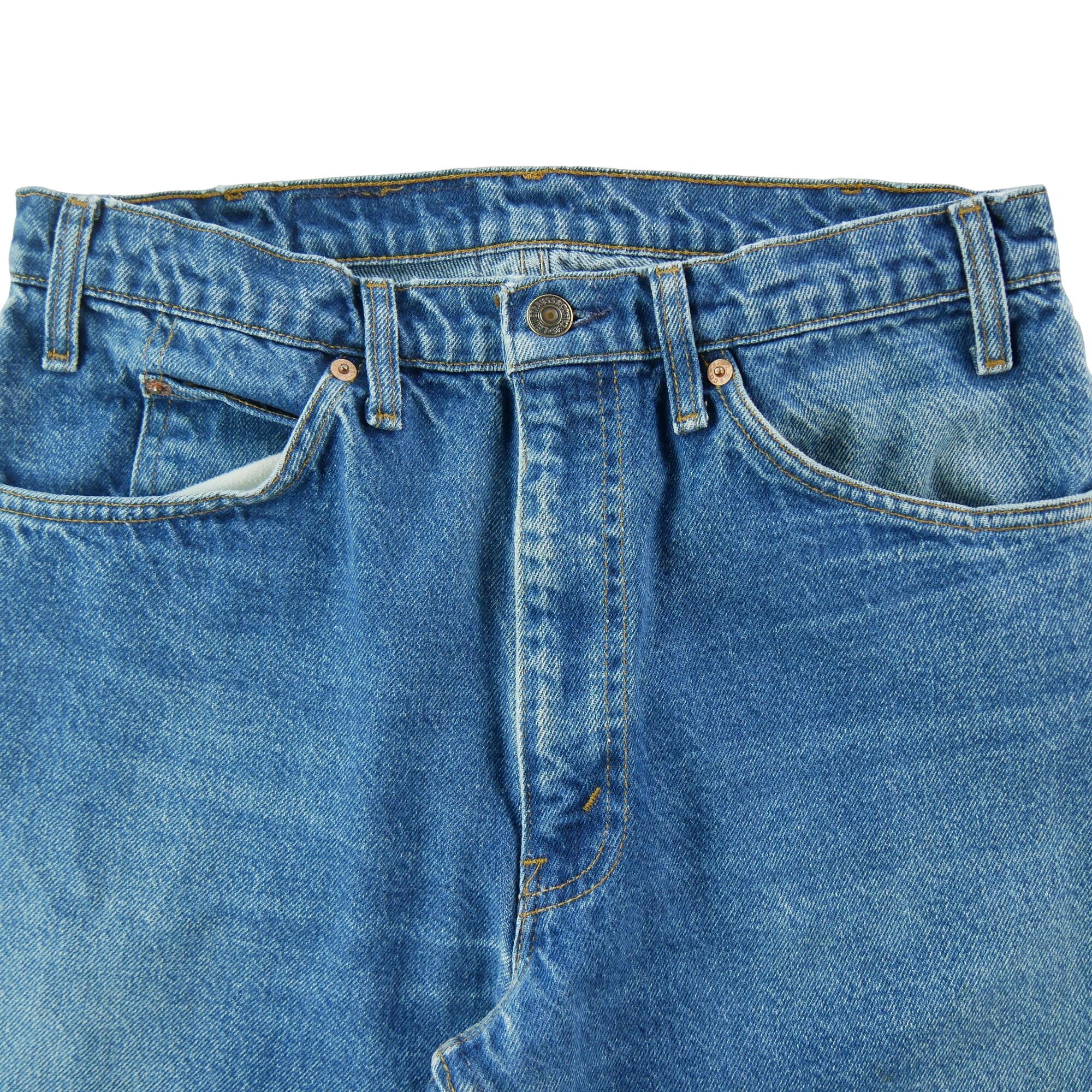 Second hand - Jeans uomo Levi Strauss Orange Tab blu made in USA - Stato buono 3/7