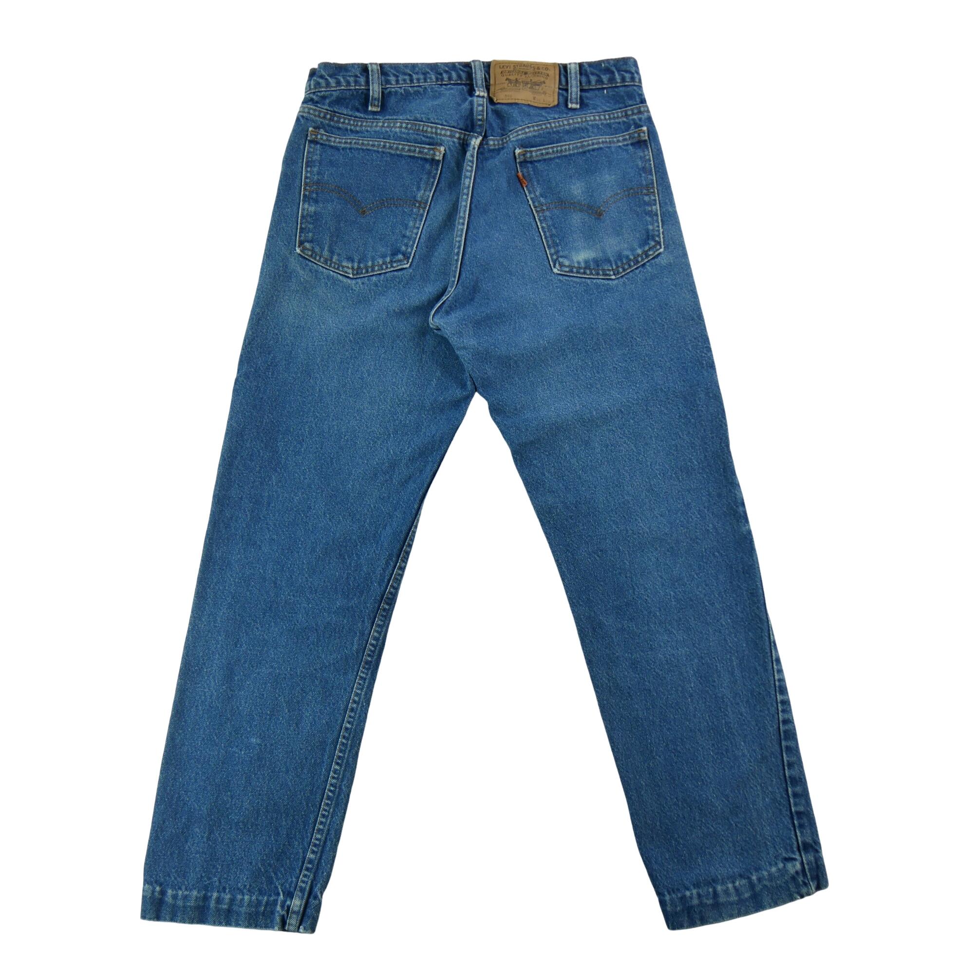 Second hand - Jeans uomo Levi Strauss Orange Tab blu made in USA - Stato buono 2/7
