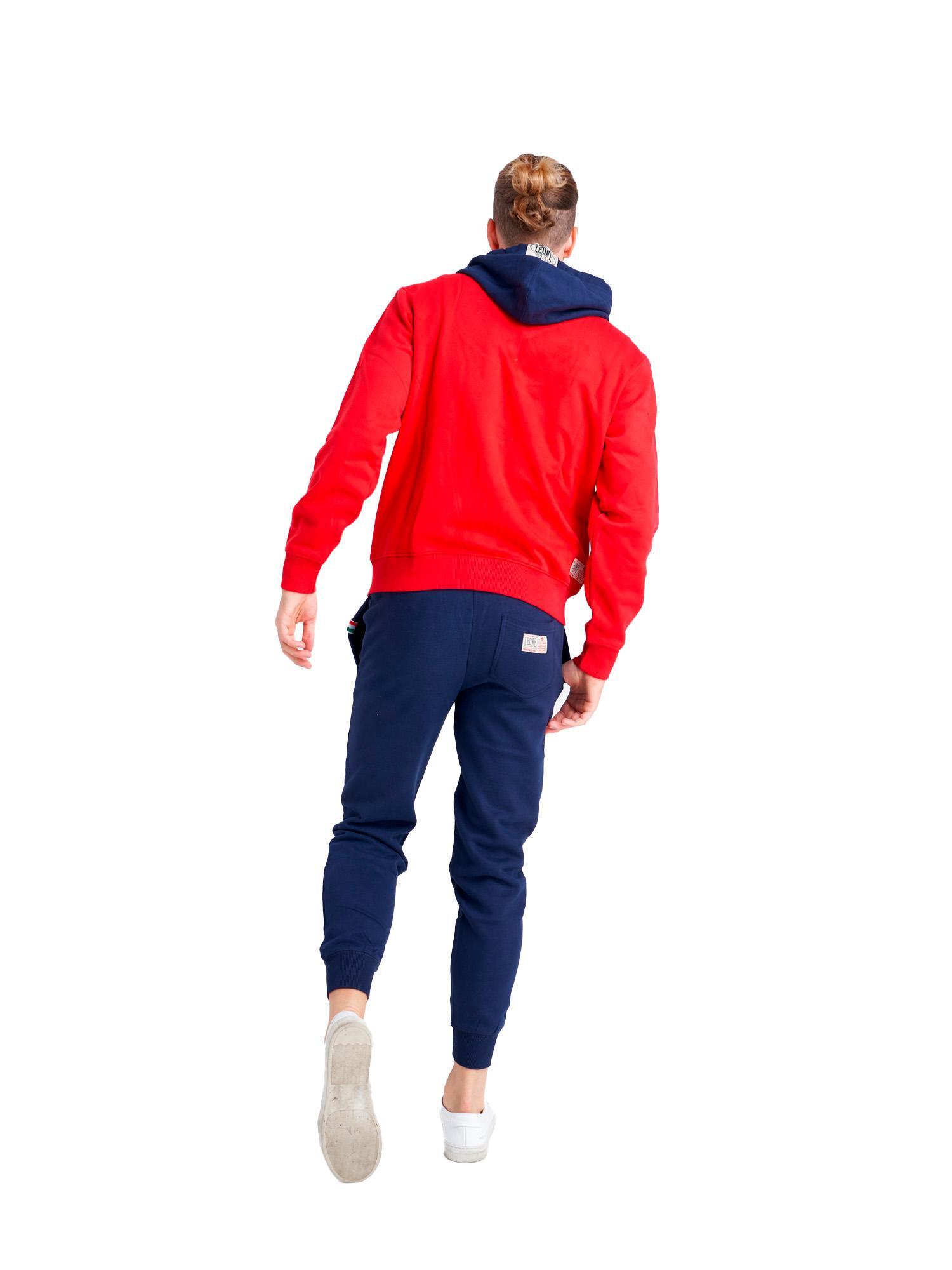 Tuta da uomo con cappuccio e zip Leone 1947 Apparel Vintage Small Logo 4/6