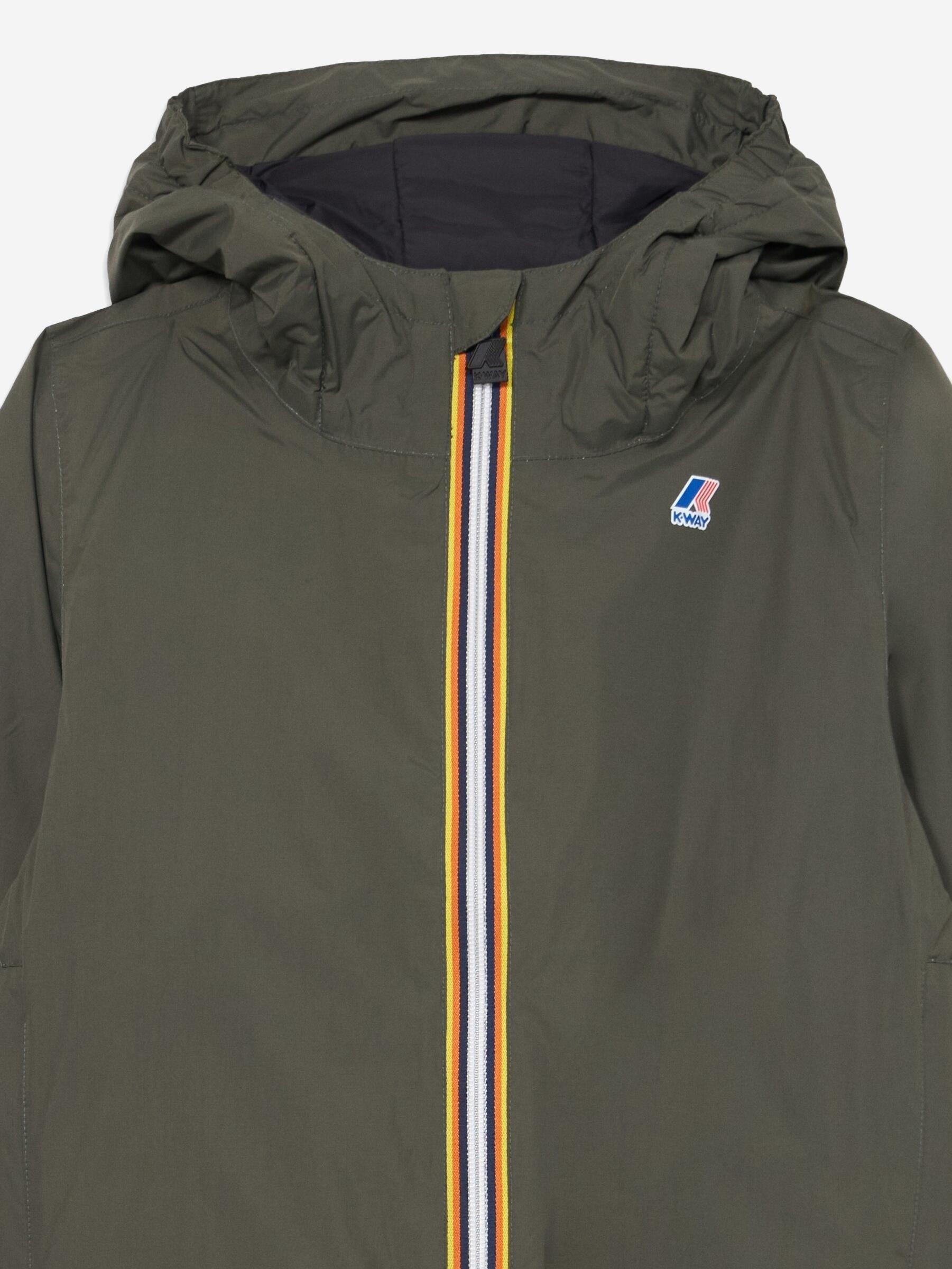 Veste garçon K-WAY 4.0 Claude Warm Wmr Green Blackish 3/3