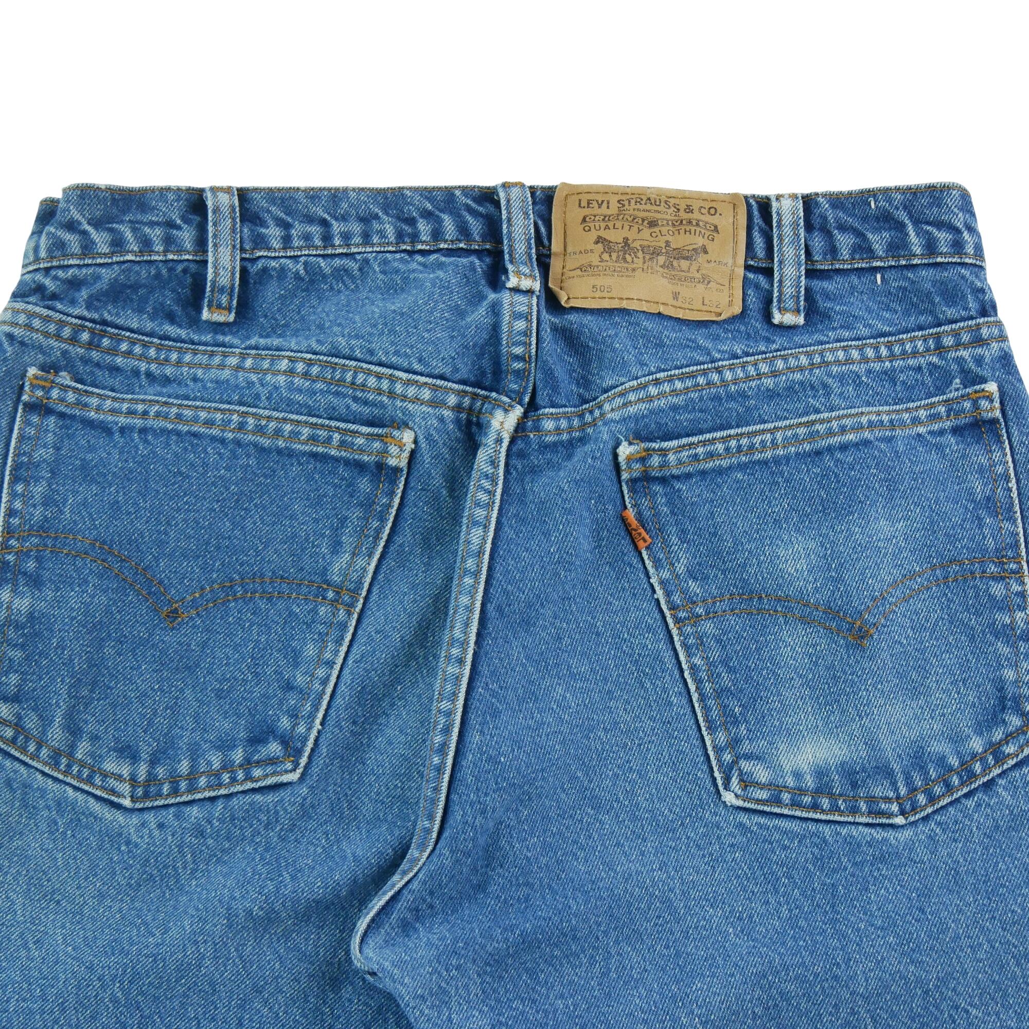 Second hand - Jeans uomo Levi Strauss Orange Tab blu made in USA - Stato buono 4/7