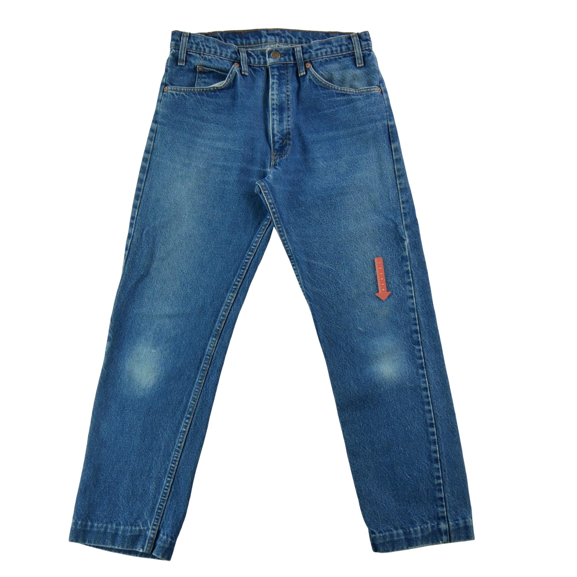 Second hand - Jeans uomo Levi Strauss Orange Tab blu made in USA - Stato buono 6/7