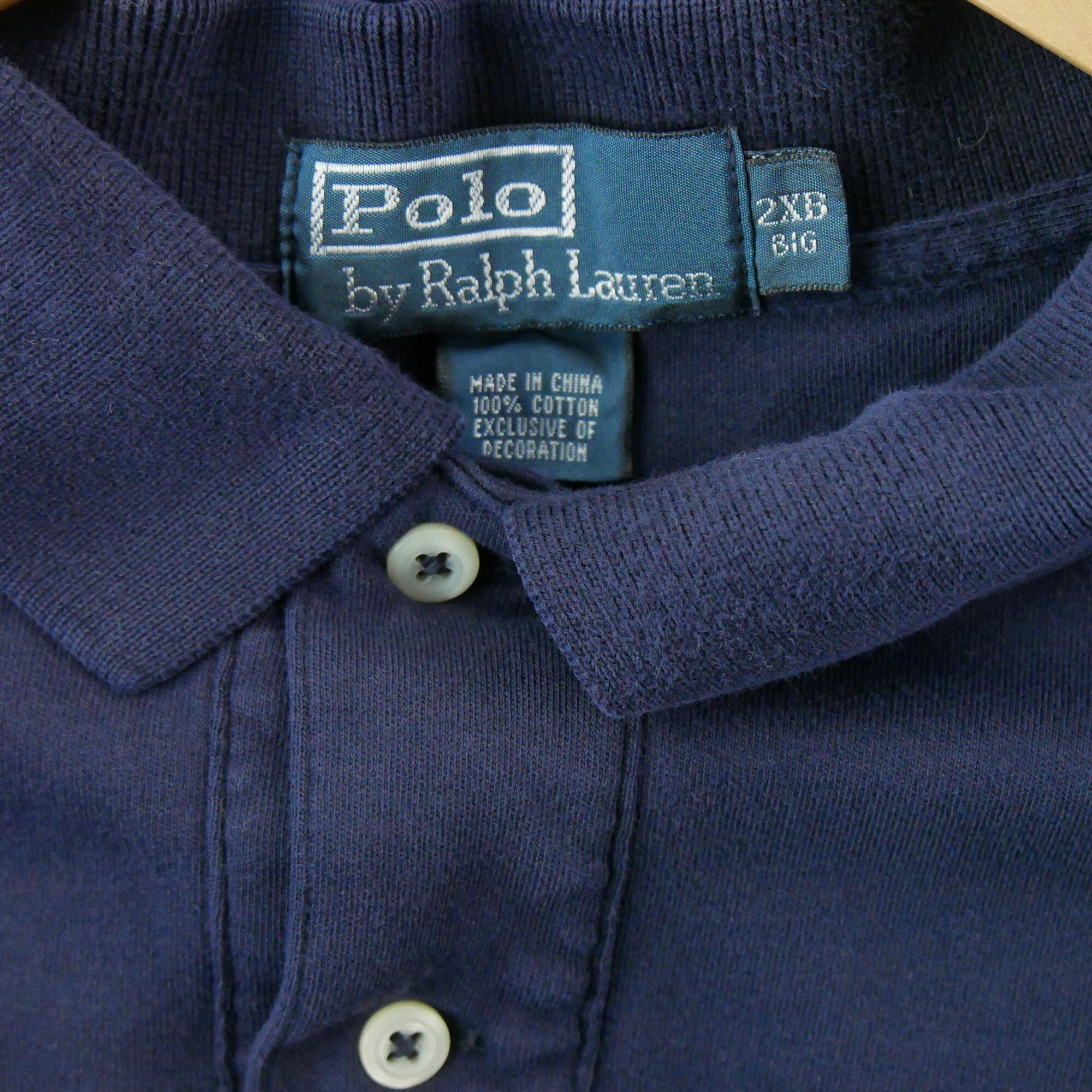 Tweedehands - Polo Ralph Lauren heren longsleeve 2XB groot - Als nieuw 4/4