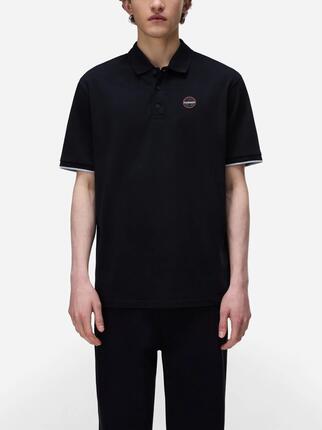 Polo Napapijri E-badge Ss 1 White Heron