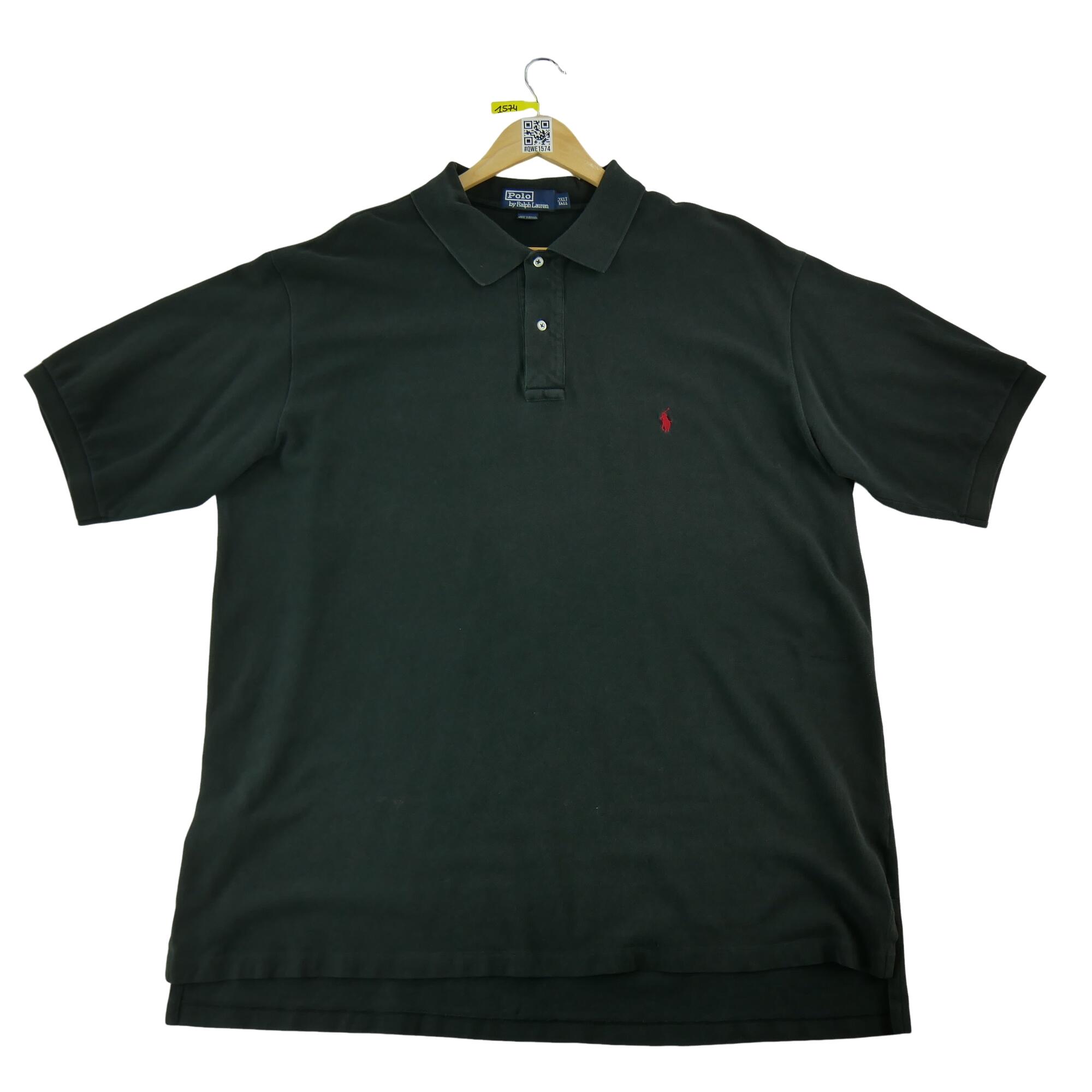 Second hand - Polo maniche corte uomo Polo Ralph Lauren 2XLT nero - Stato buono 2/7