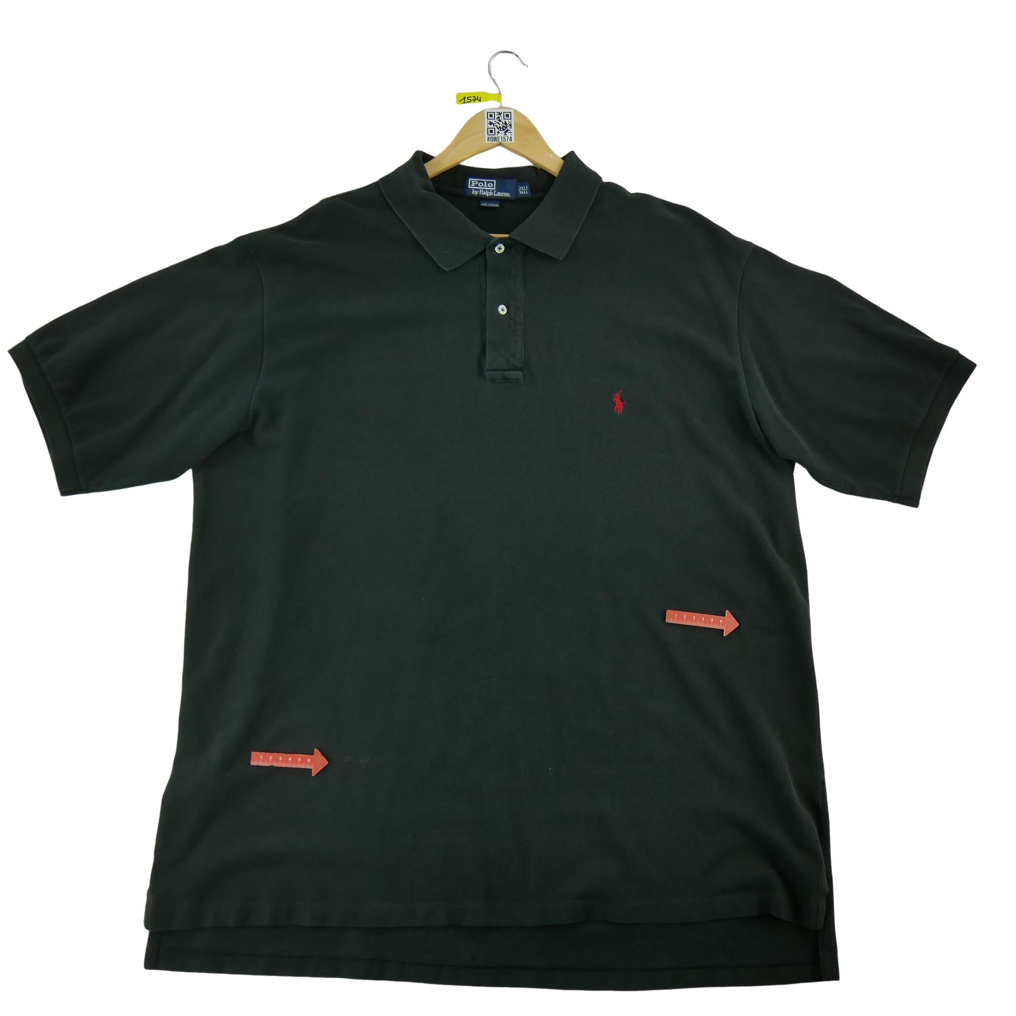 Second hand - Polo maniche corte uomo Polo Ralph Lauren 2XLT nero - Stato buono 5/7
