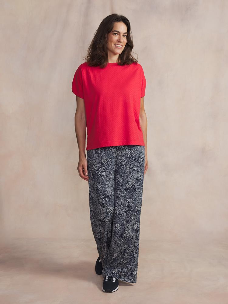 T-shirt manches courtes Femme ROMMYTEE Hibiscus - 100% coton 3/5