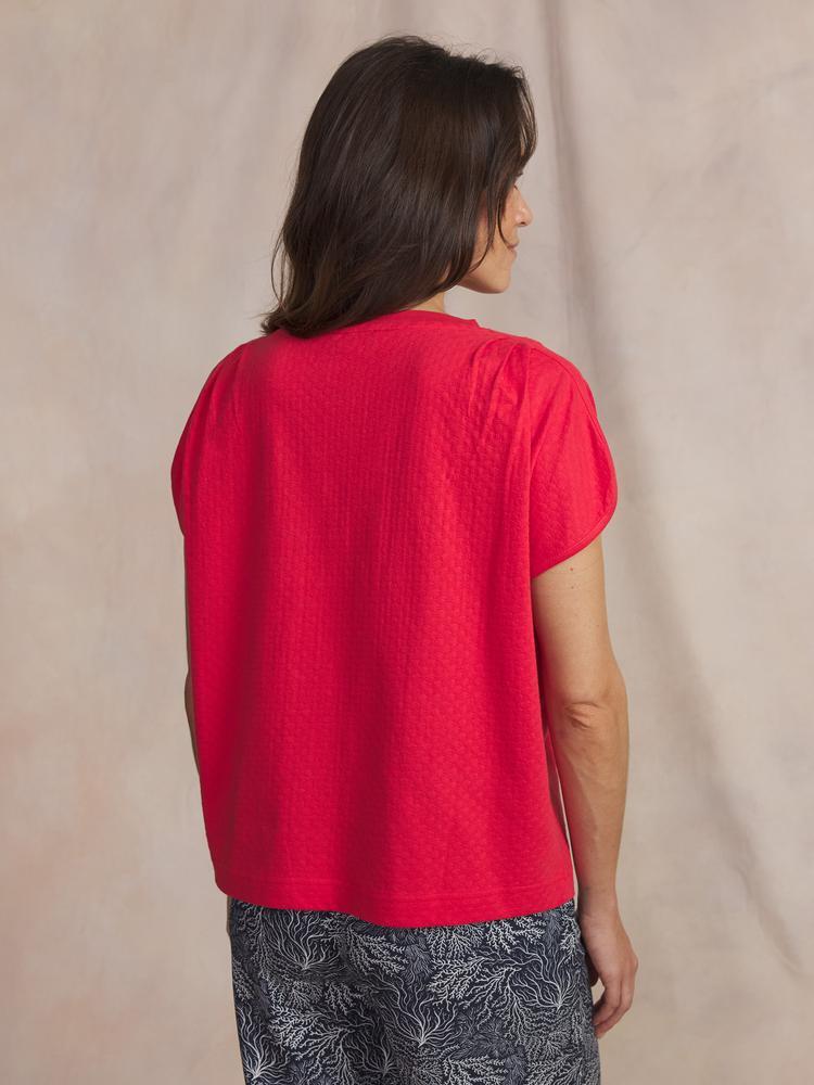 T-shirt manches courtes Femme ROMMYTEE Hibiscus - 100% coton 2/5