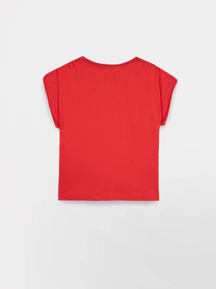 T-shirt manches courtes Femme ROMMYTEE Hibiscus - 100% coton 5/5