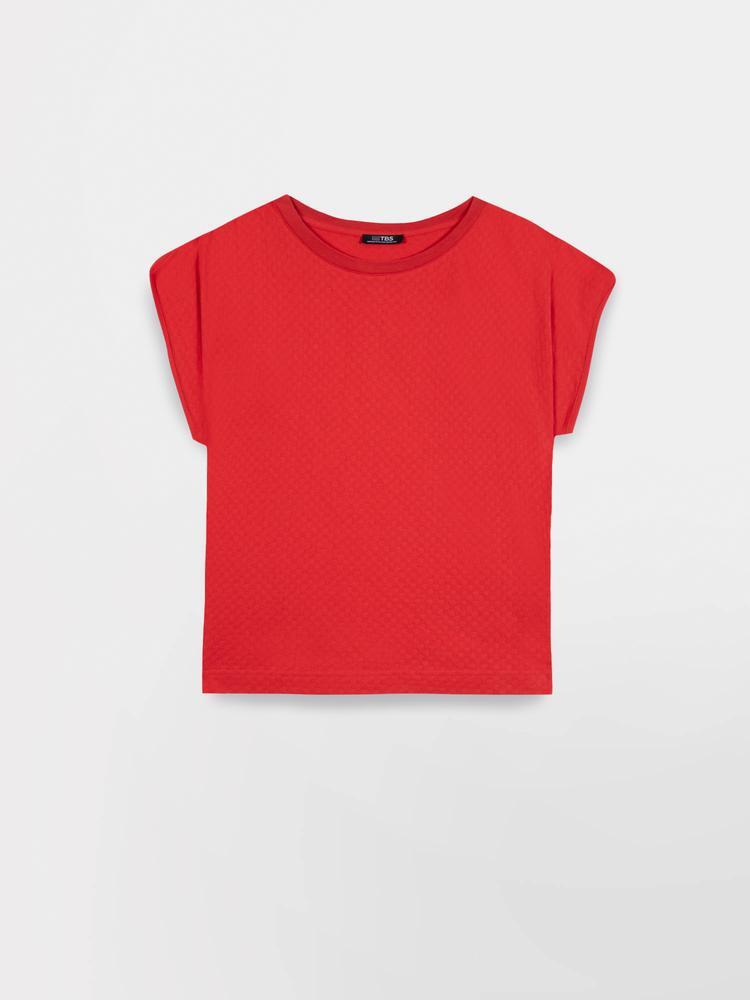 T-shirt manches courtes Femme ROMMYTEE Hibiscus - 100% coton 4/5