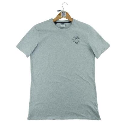 Refurbished - Gymshark Herren T-Shirt Fitness Running Grau - Wie neu