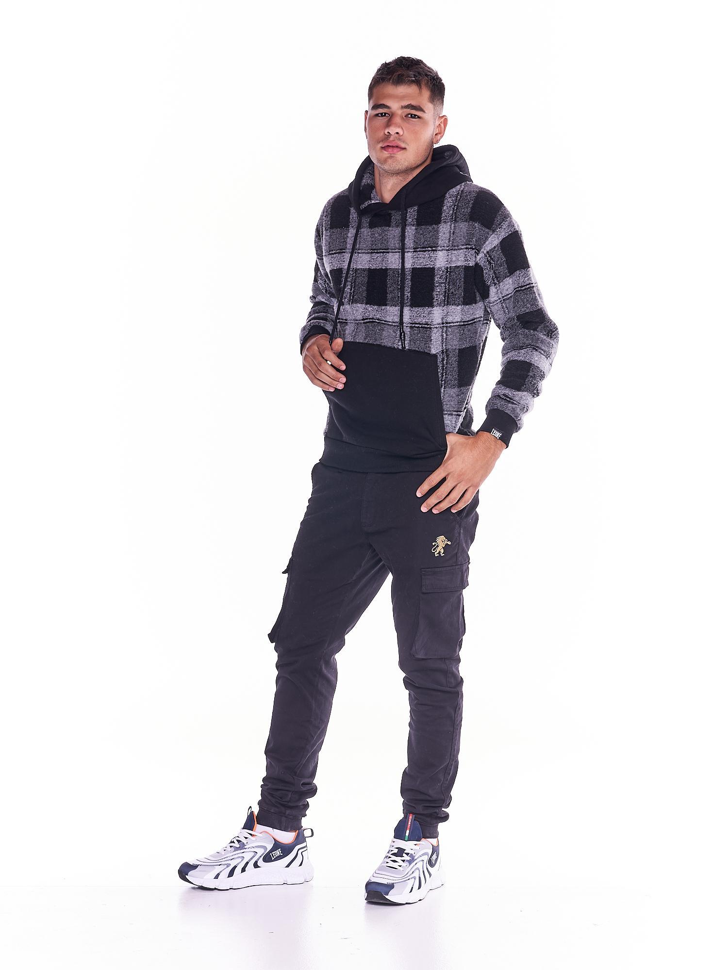 Felpone da uomo in lana tartan Work Leisure 3/6