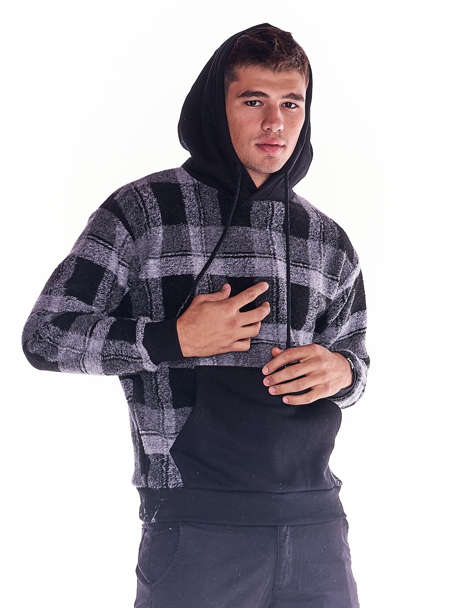 Felpone da uomo in lana tartan Work Leisure 2/6