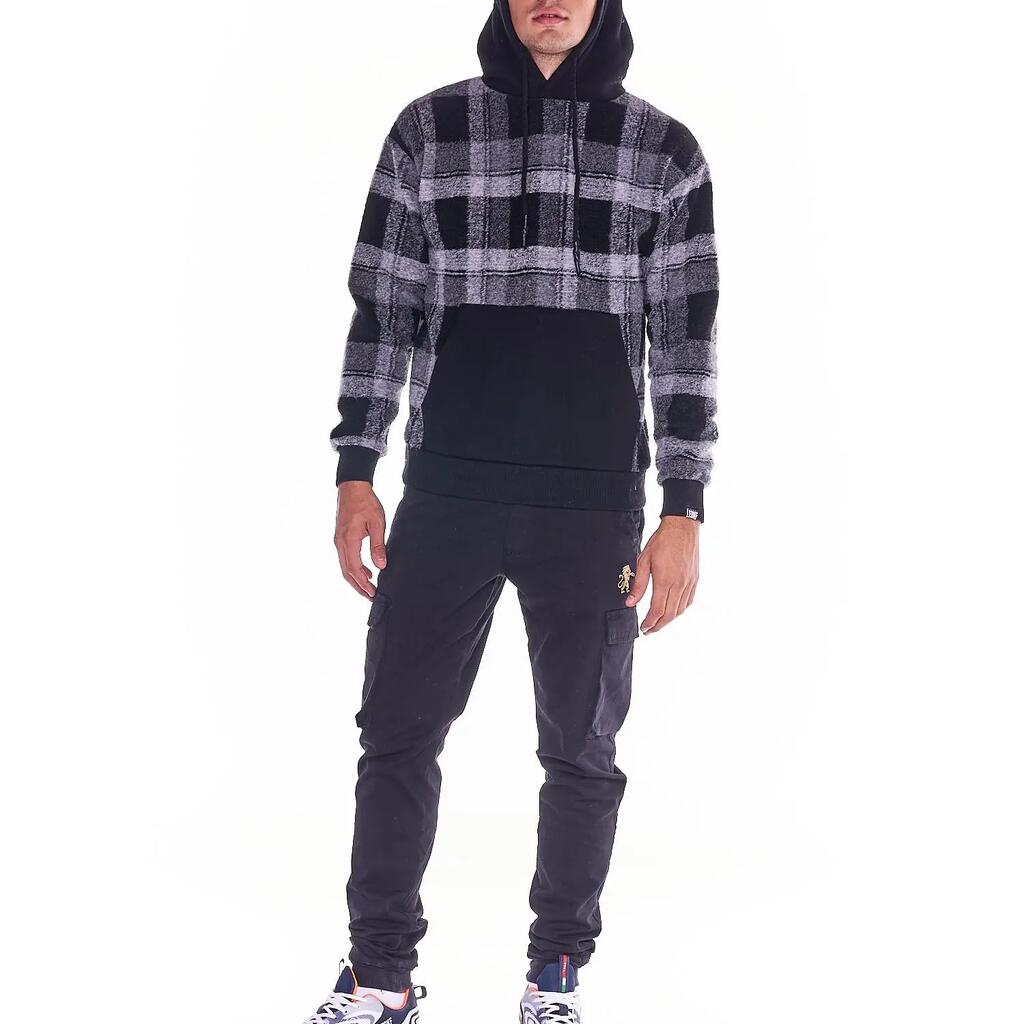 Man hoody tartan Work Leisure