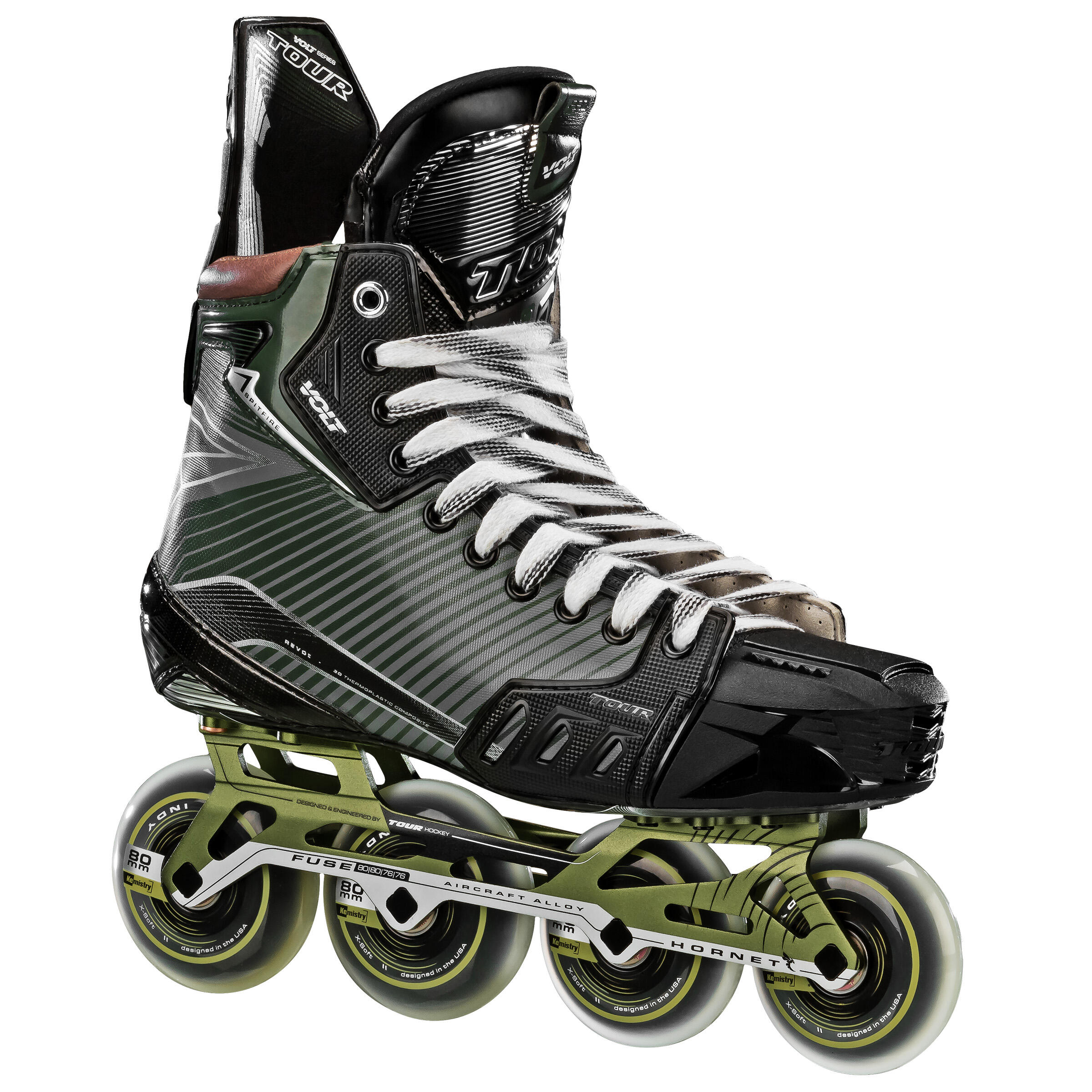 TOUR Volt Spitfire Senior Green role de hochei inline
