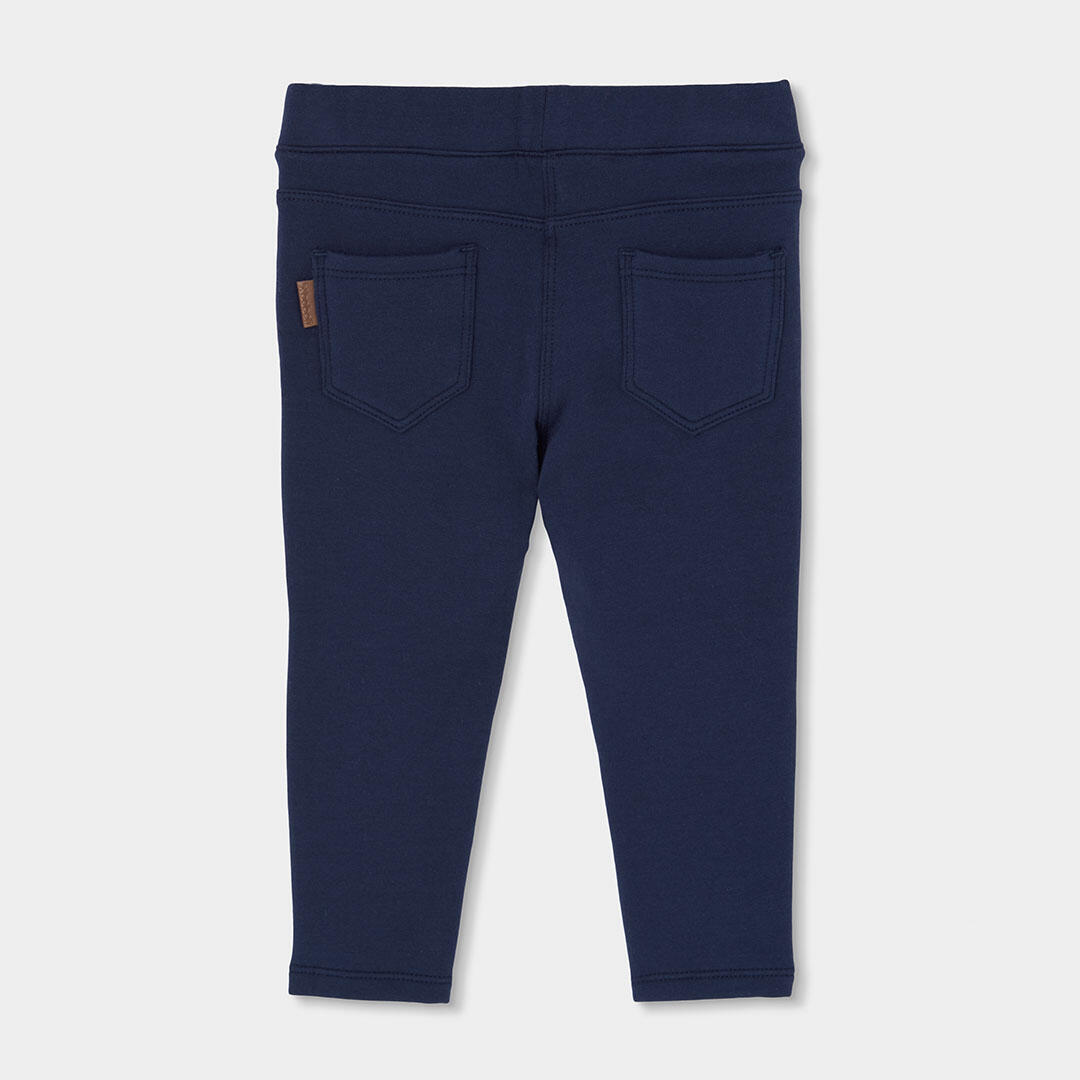 Pantalón felpa niña azul marino 2/4