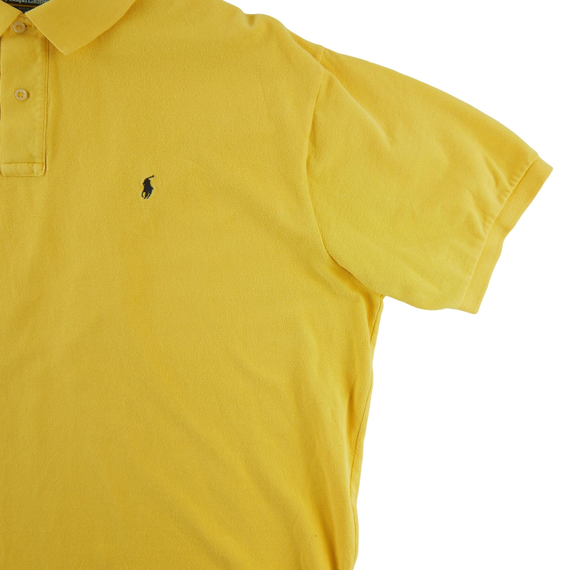Tweedehands - Polo Ralph Lauren korte mouwen heren geel - Goede staat 4/7