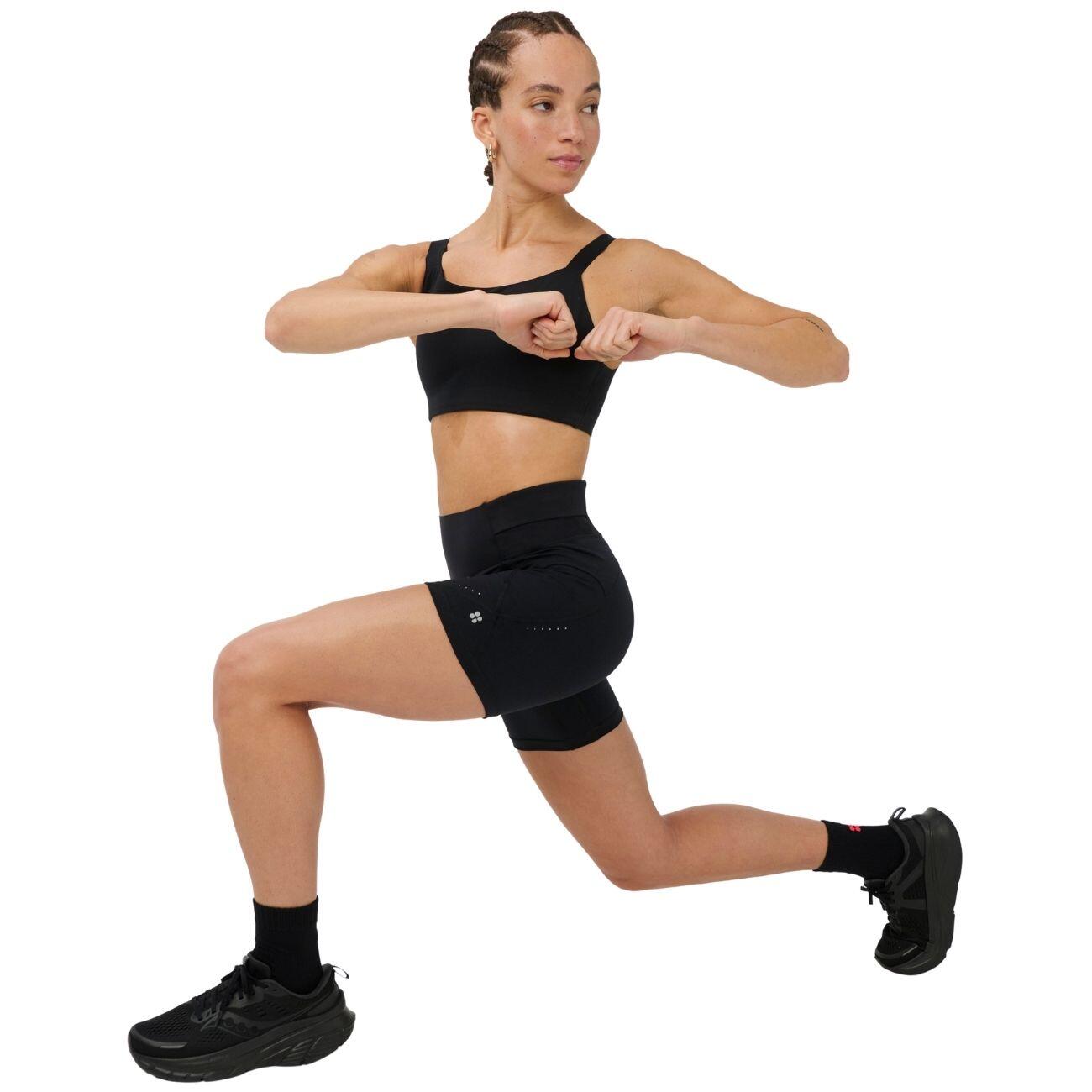 SWEATY BETTY Runners High 6 Short  BLACK S 5/7