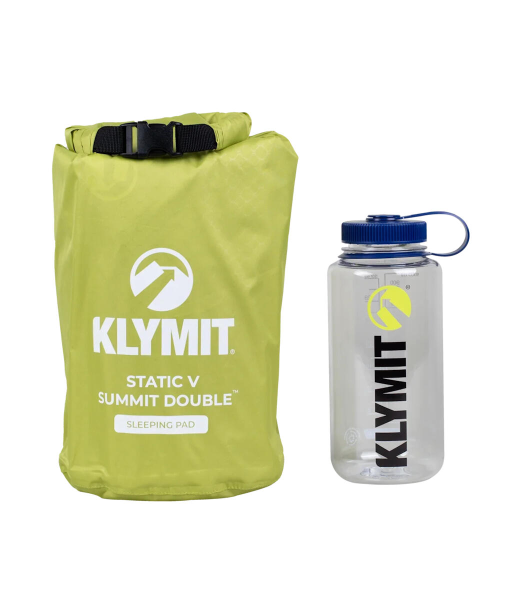 Materac dmuchany Klymit Static V Summit Double - electric green 5/7