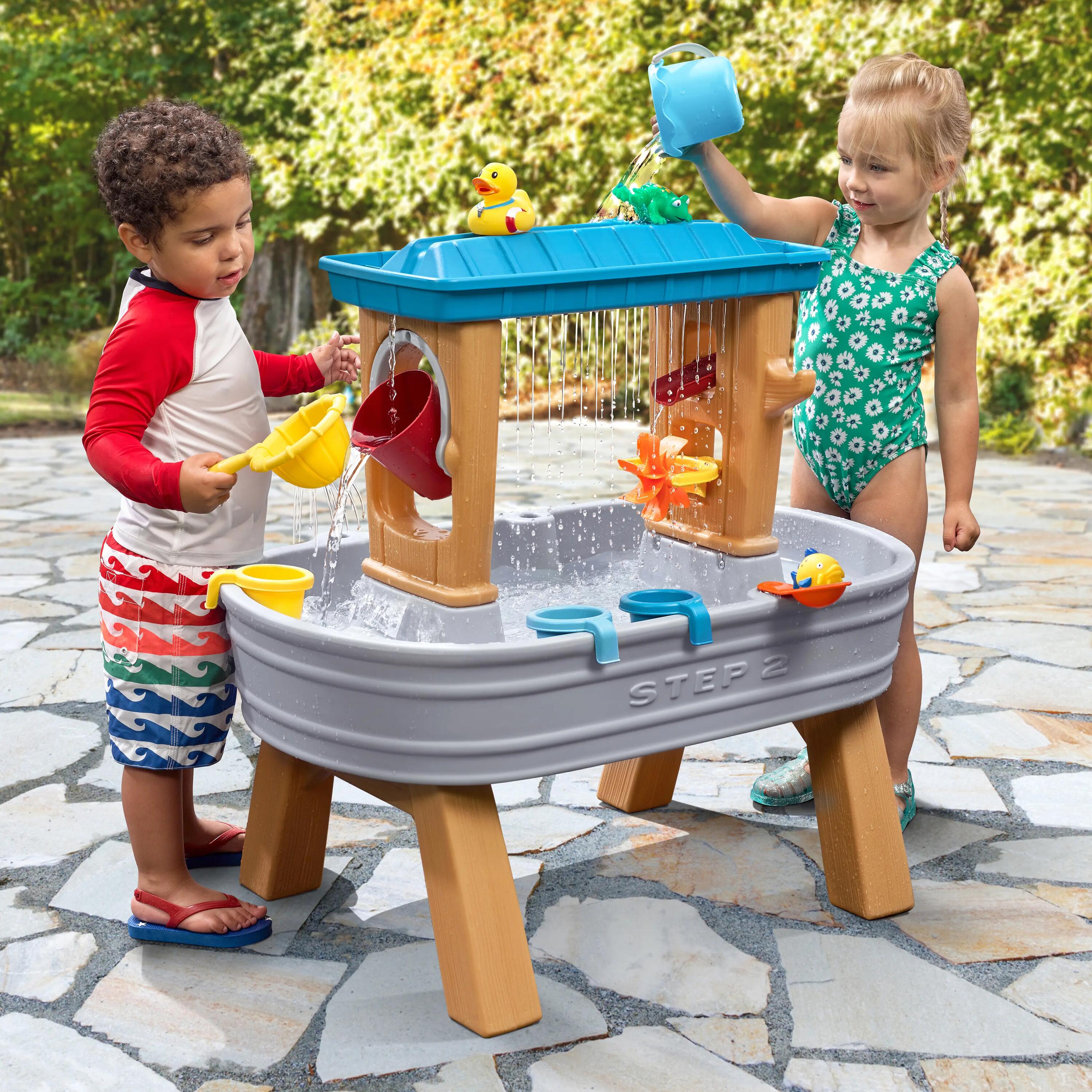 Water Table Rain Showers Splash Tub with Accessories 3/7