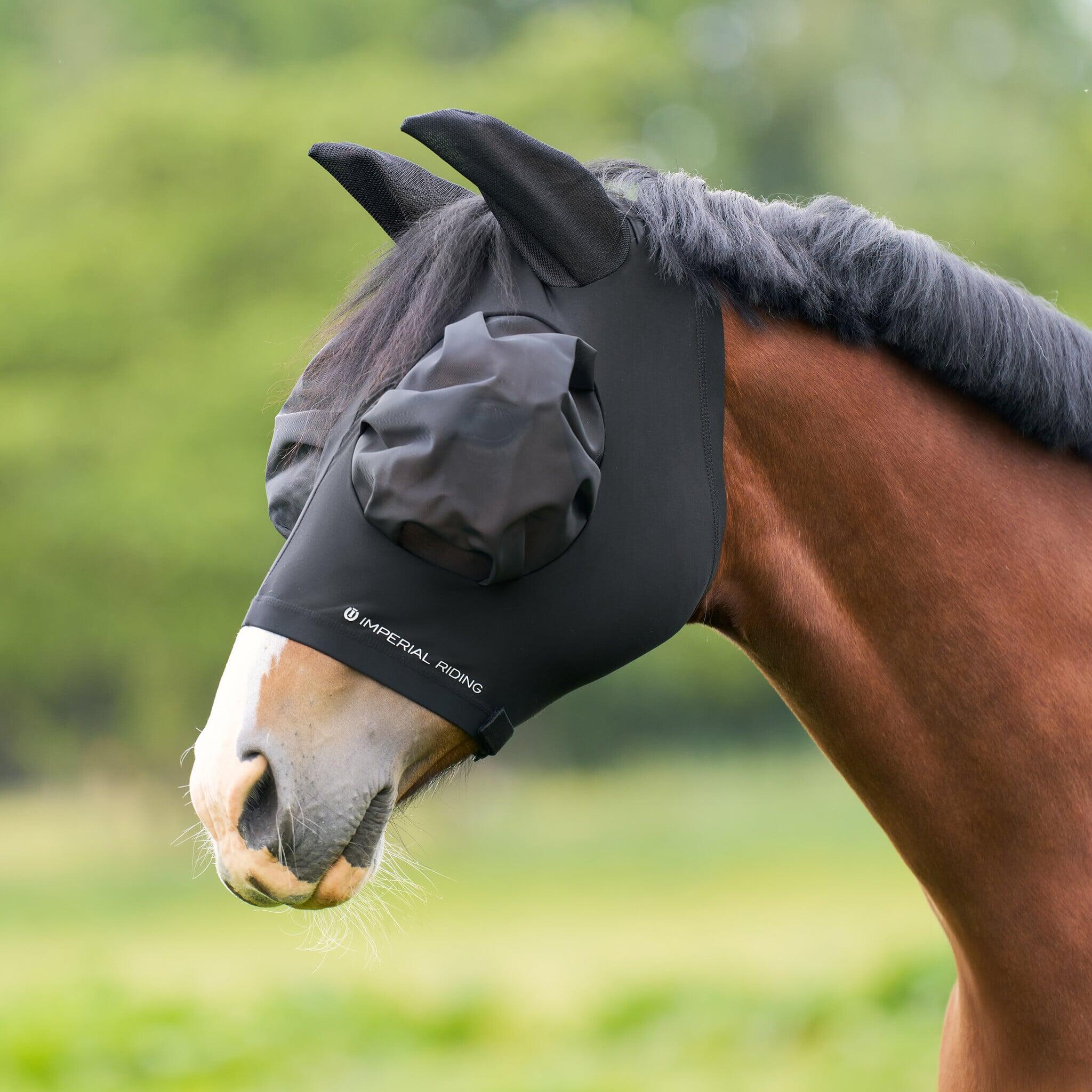 Imperial Riding Vliegenmasker IRHTrail Ride Basic - Light Olive (Cob) 3/3
