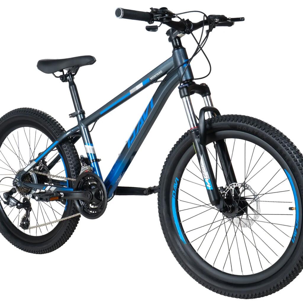 Mountain bike 24 inch Montaro Pro aluminium 11" frame 21 speeds for 9-12 years