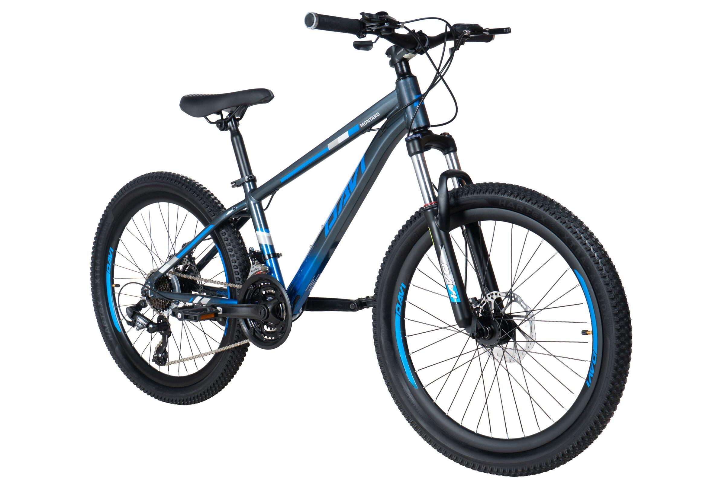 Mountain Bike 24 pollici, 9-12 anni, telaio da 11"", in alluminio, Davi Montaro 2/7