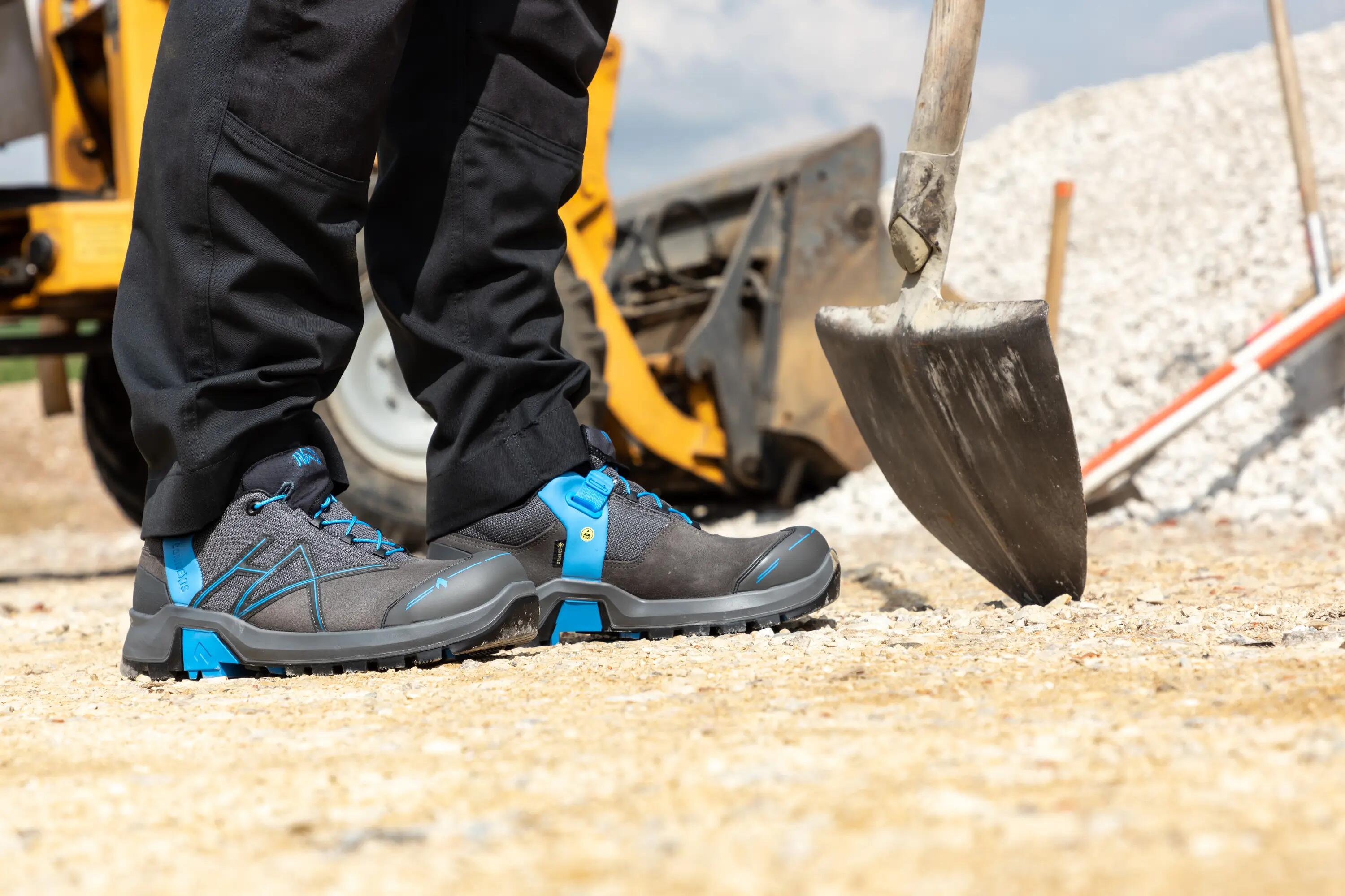 HAIX Scarpe antinfortunistiche Haix CONNEXIS Safety+ GTX grigio chiaro/blu 4/5