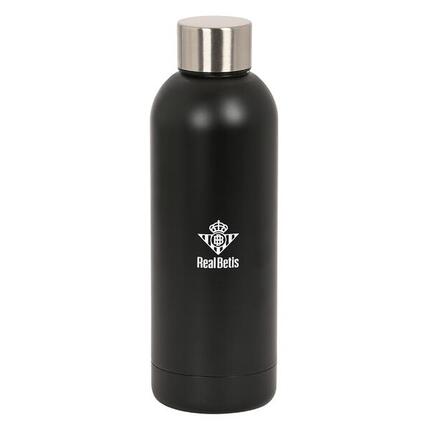 Gourde Bouteille isotherme en acier inoxydable Real Betis Balompié Premium Noir