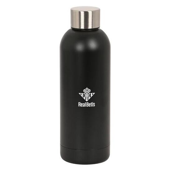 Gourde Bouteille isotherme en acier inoxydable Real Betis Balompié Premium Noir
