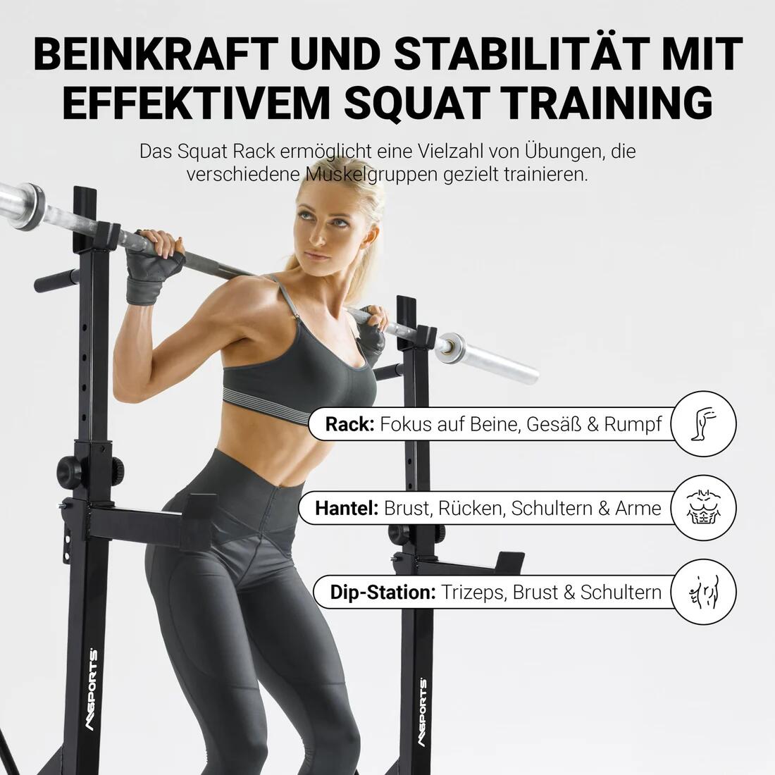Rack à squats professionnel 5/6