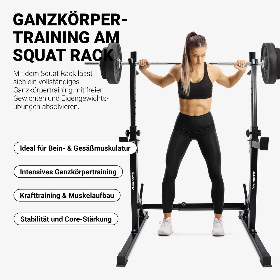 Rack à squats professionnel 6/6