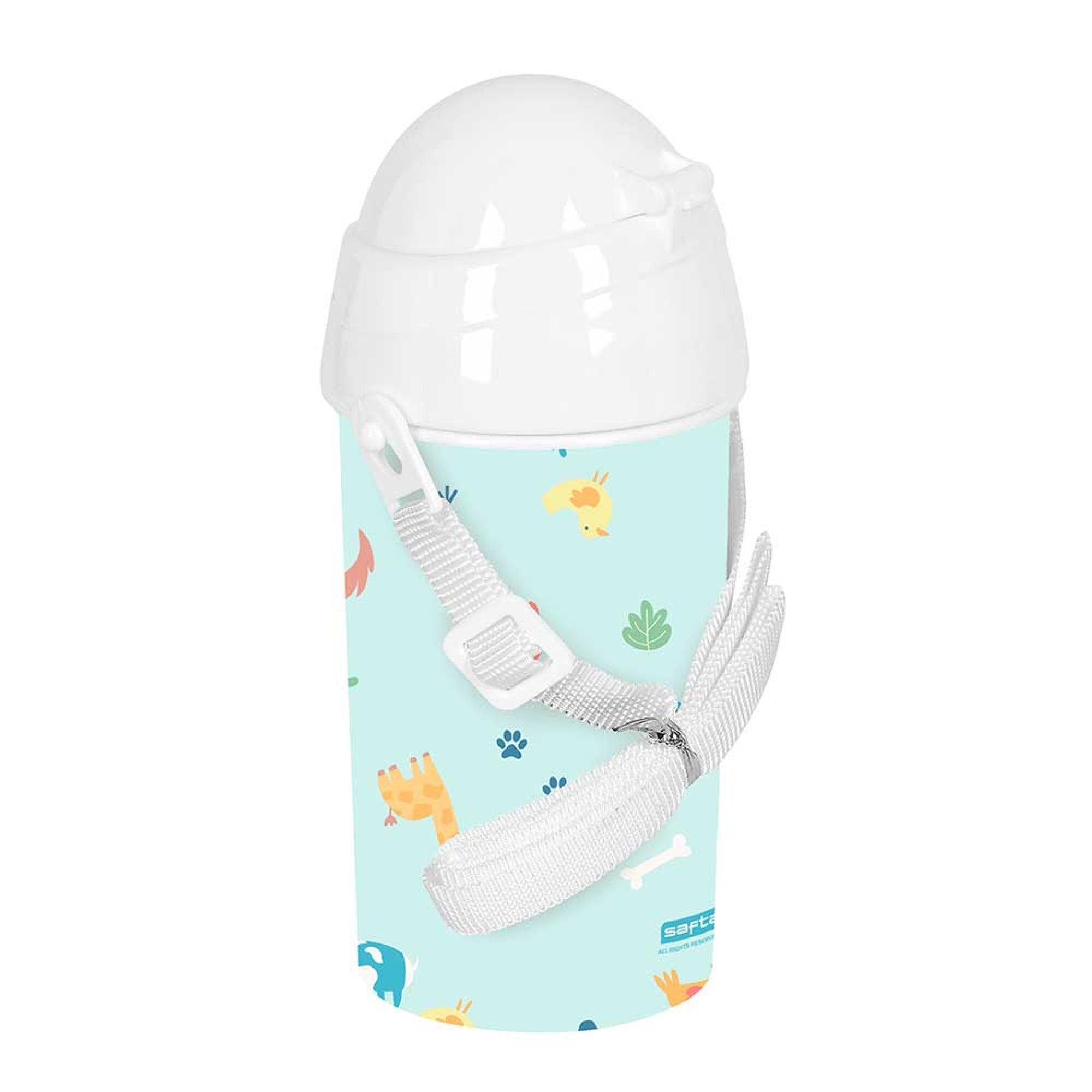 Borraccia Bambini con Pajita Safta Preescolar Pandi Blu Claro 0,5 L 3/3