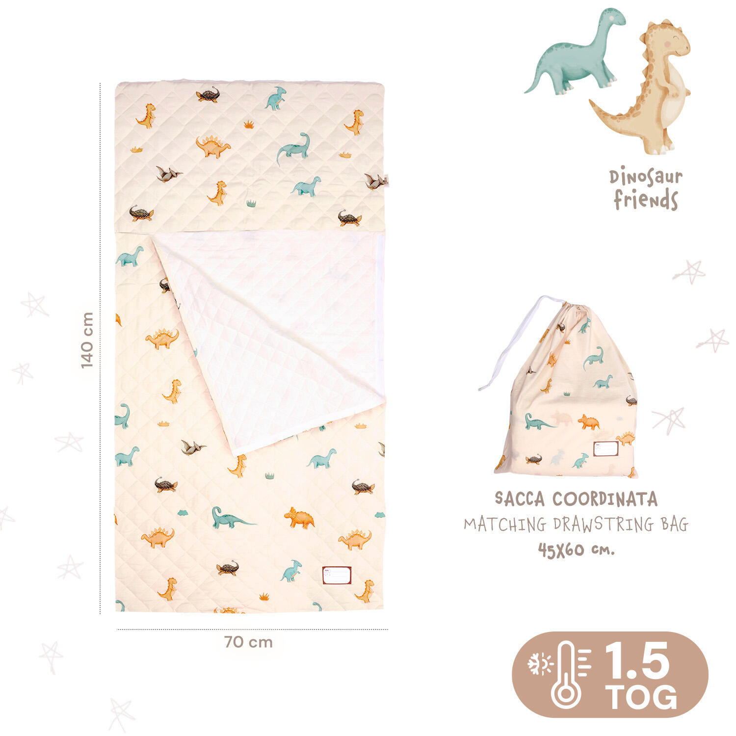 Sacco Letto da Viaggio Asilo TOG 1.5 2/7