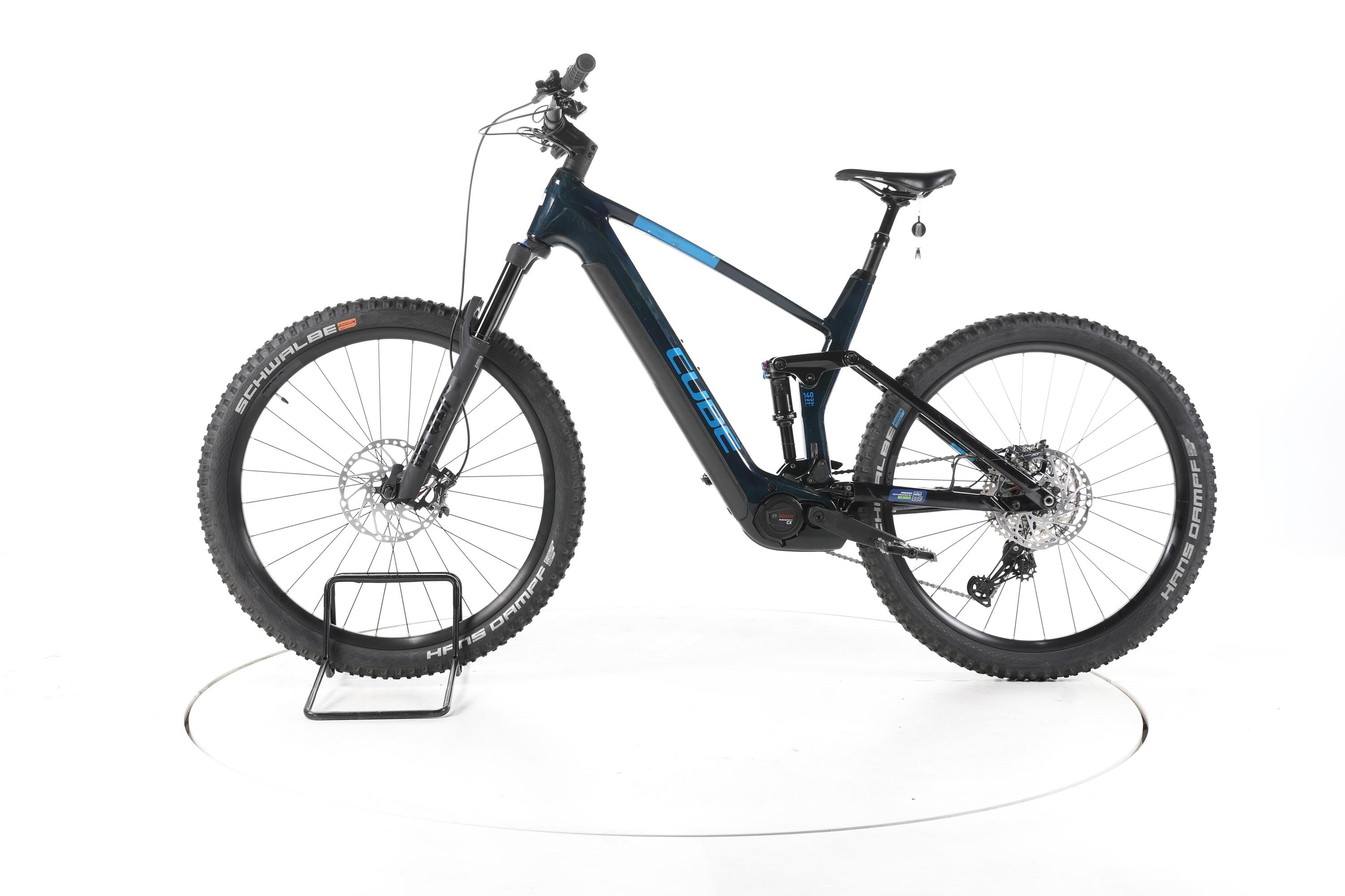 Second Life - Cube Stereo Hybrid 140 HPC SLX E-Bike Fully Carbon - Stan dobry 6/7