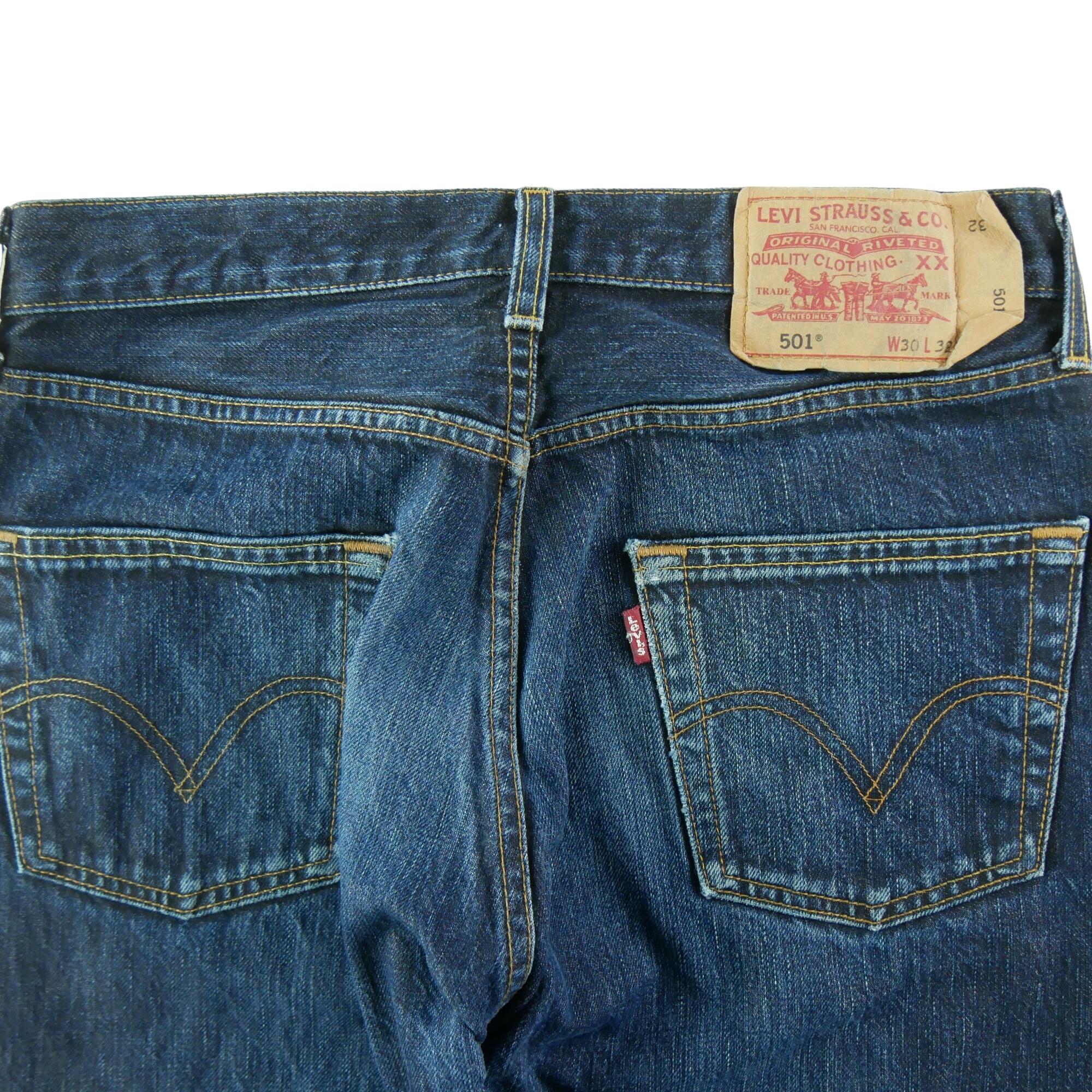 Second hand - Jeans Uomo Levi Strauss 501 Originale - Stato eccellente 4/7