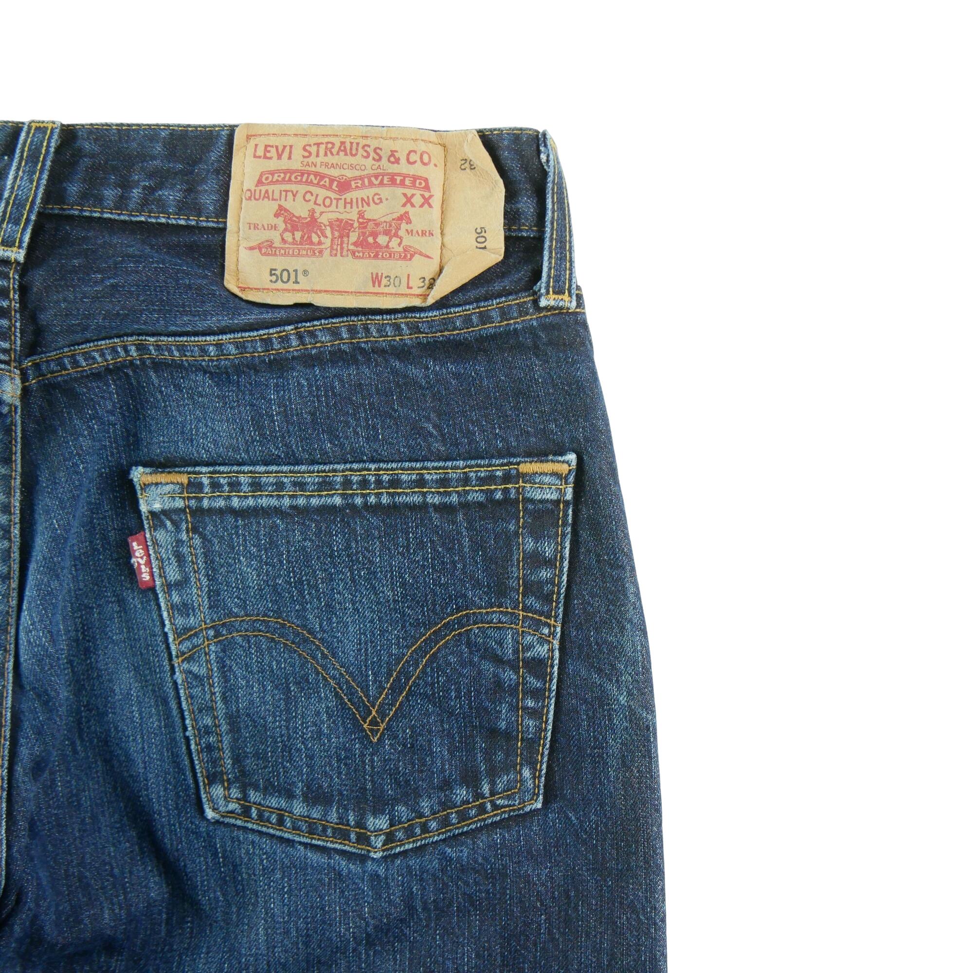 Second hand - Jeans Uomo Levi Strauss 501 Originale - Stato eccellente 6/7